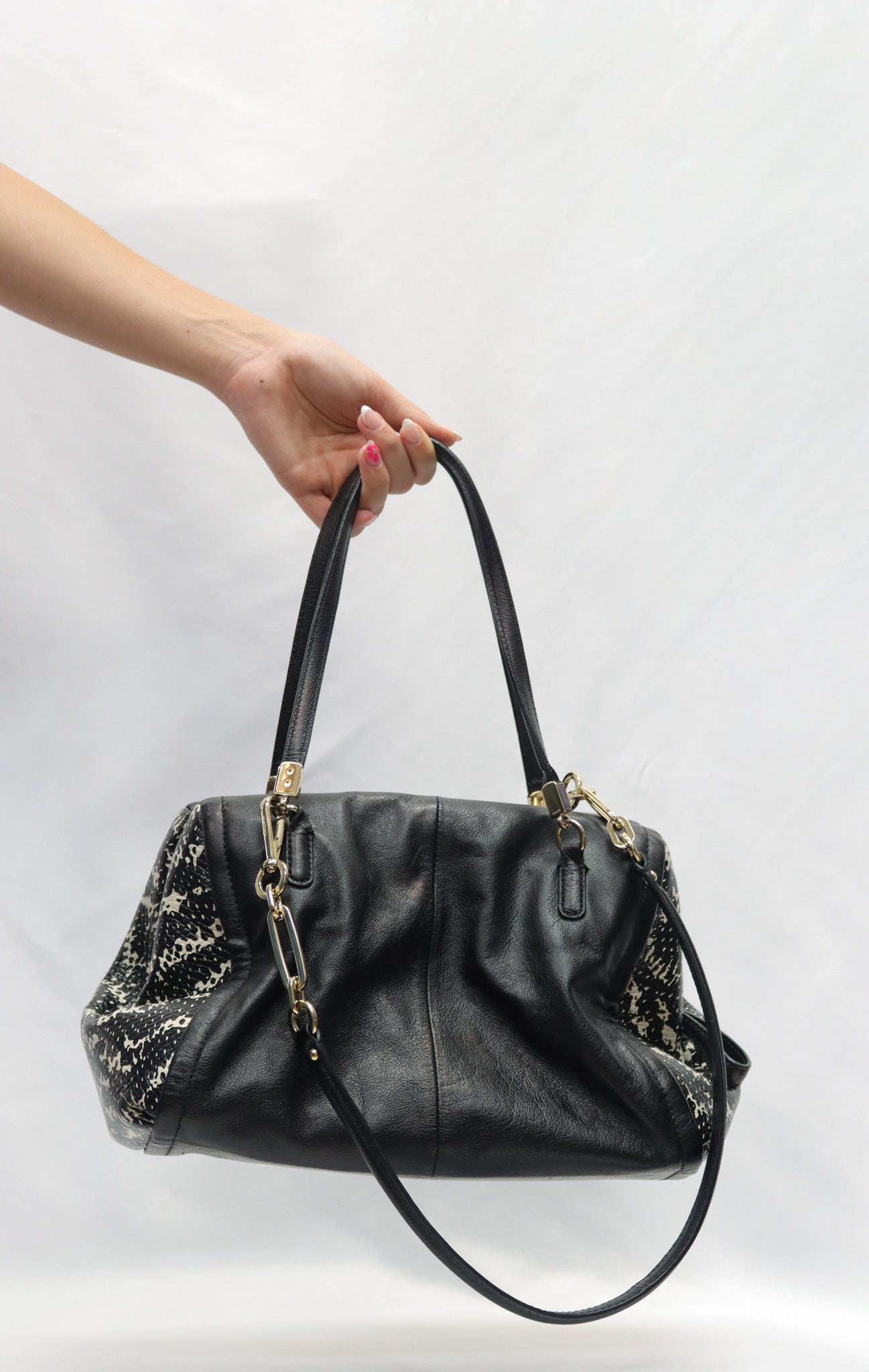 Coach Black Satchel