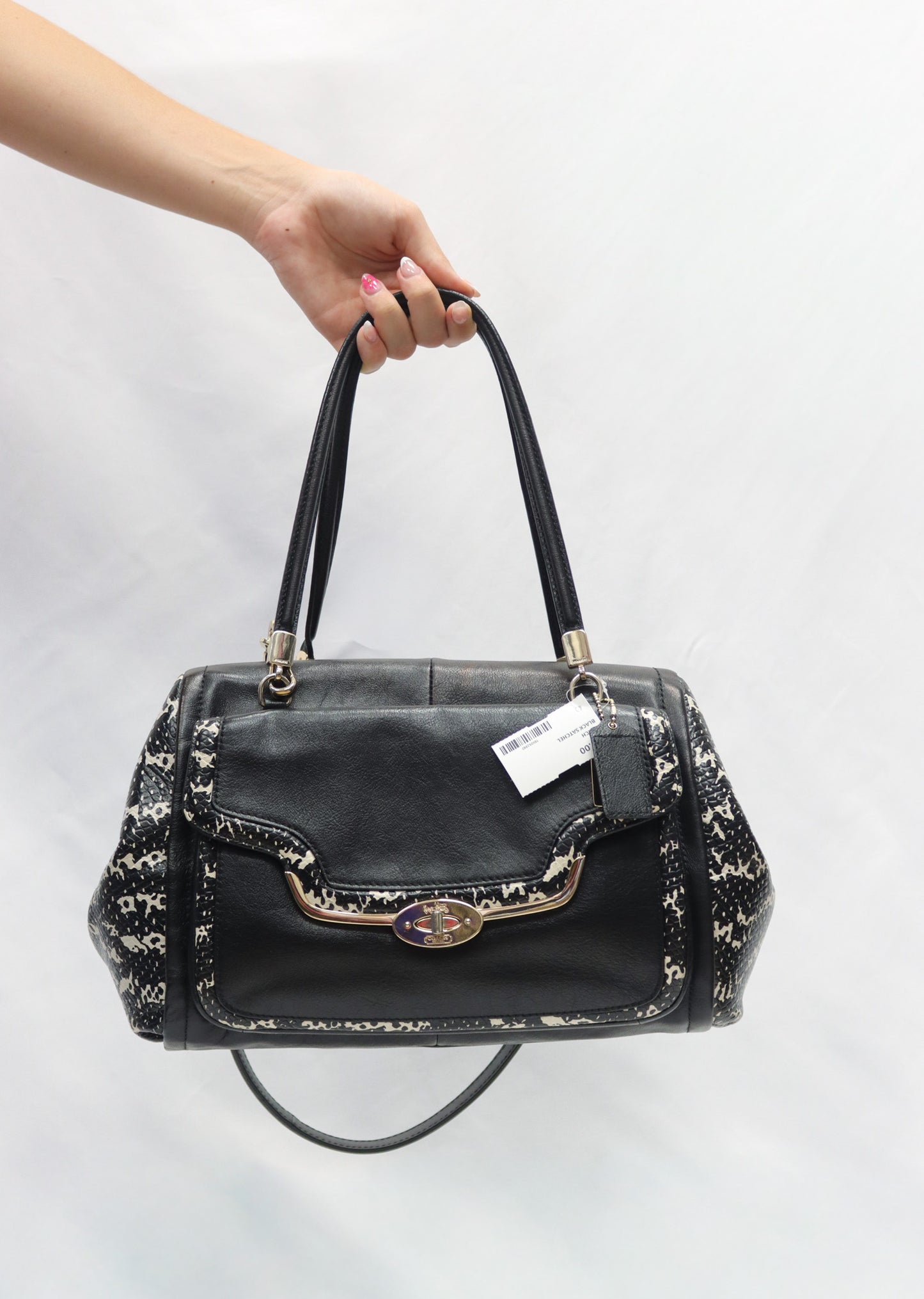 Coach Black Satchel