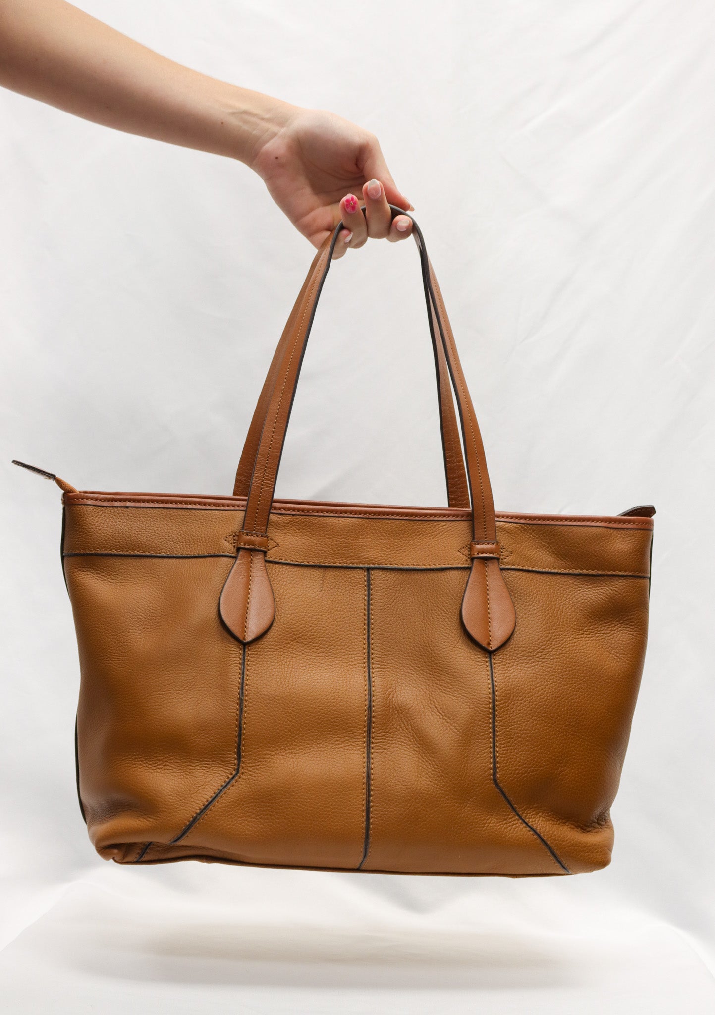 Joes JJ Brown Leather Tote