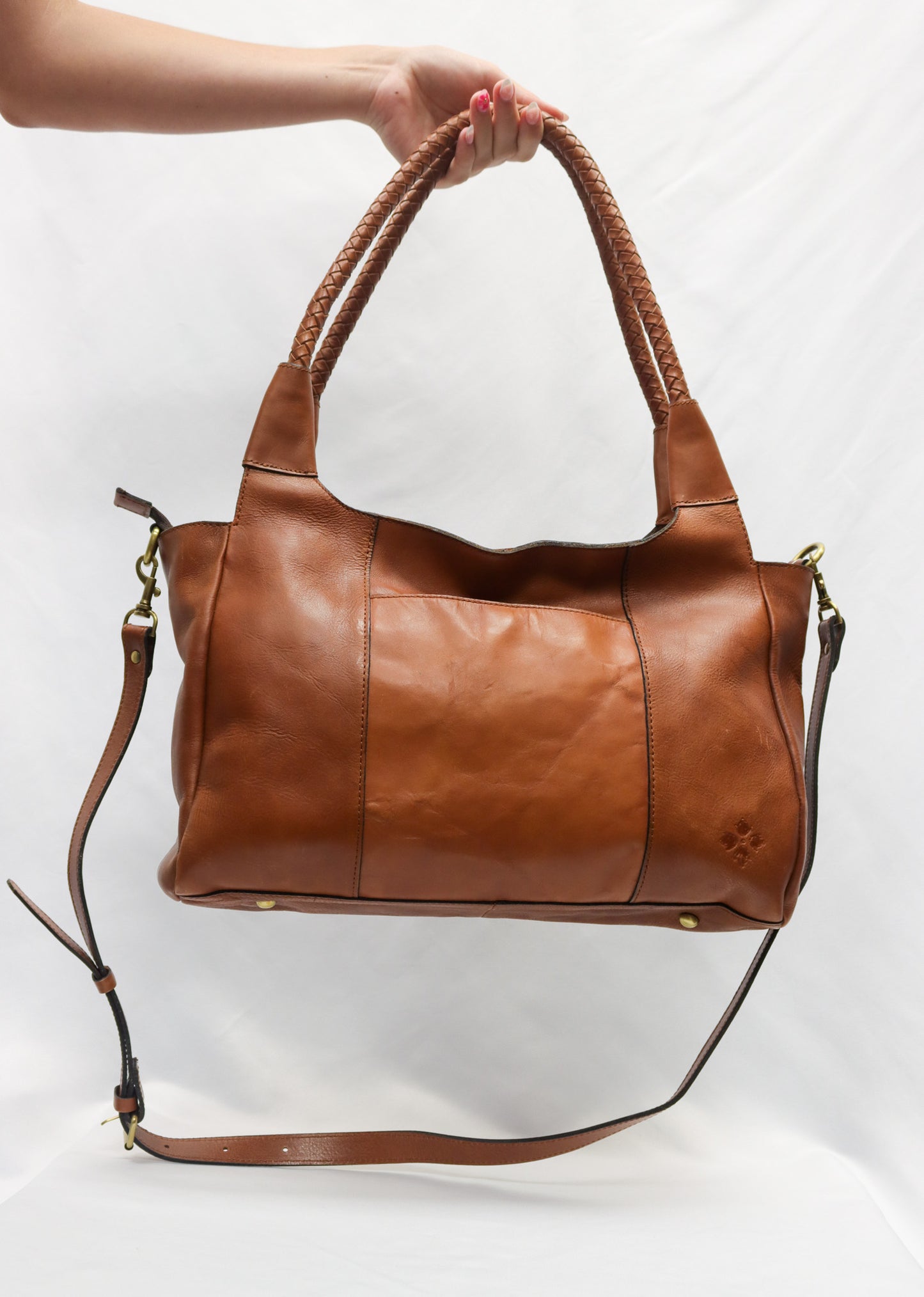 Patricia Nash Brown Woven Handbag