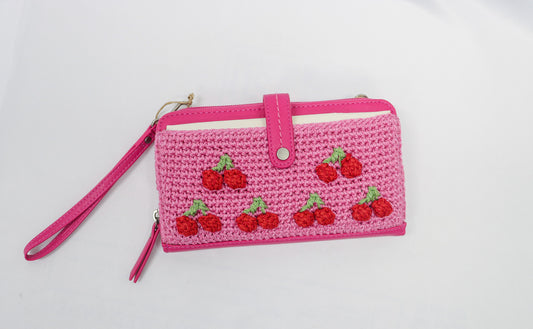The Sak Cherry Wristlet