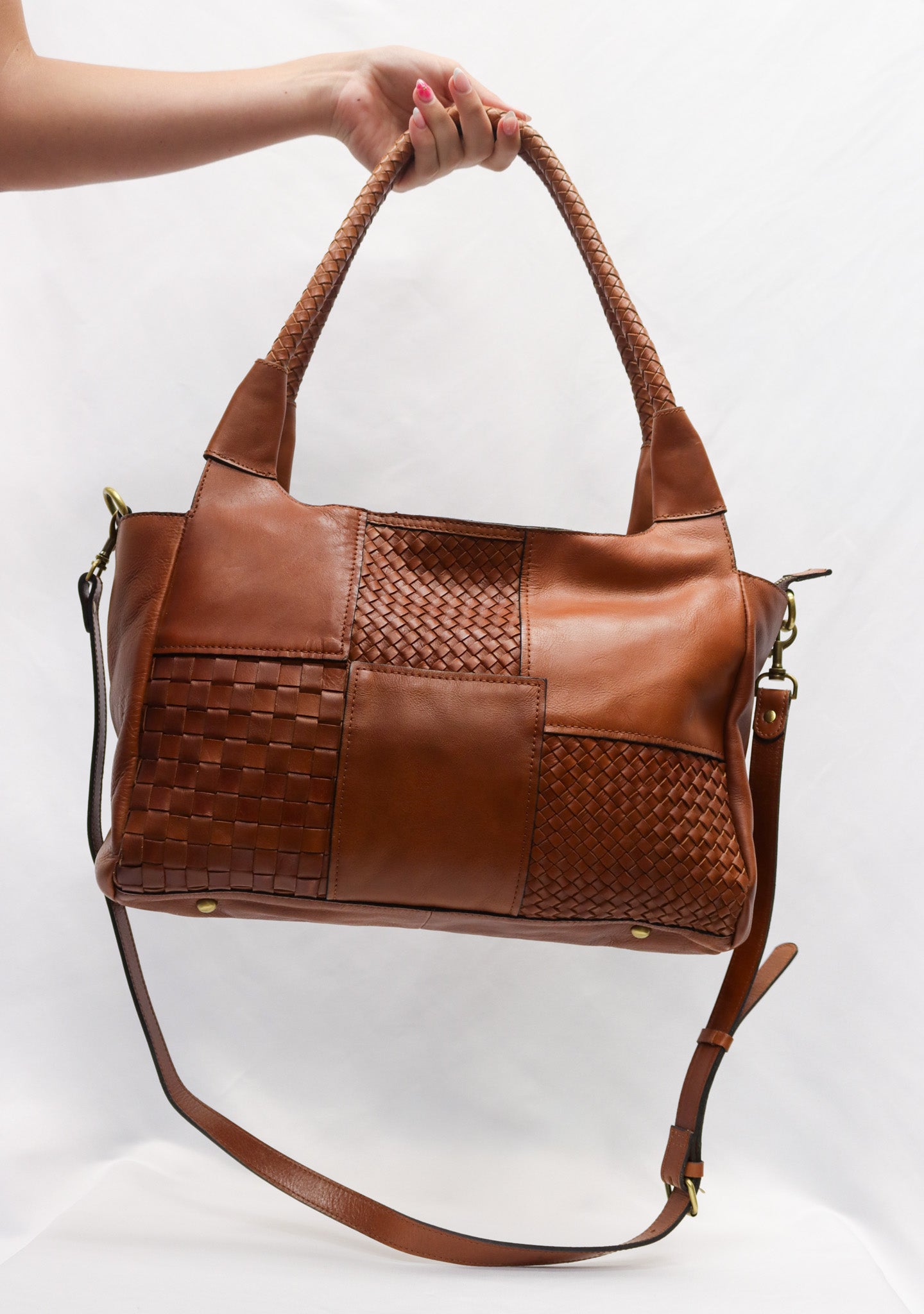 Patricia Nash Brown Woven Handbag