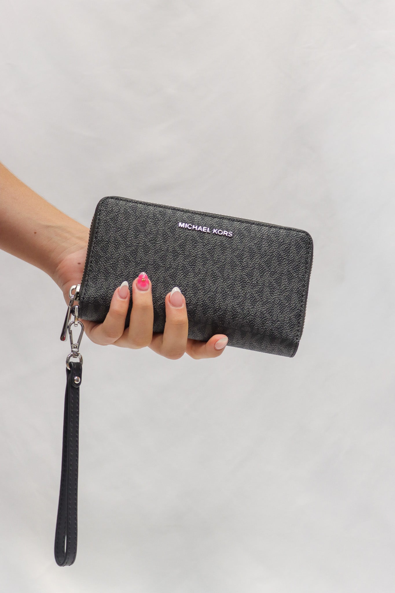 Michael Kors Black Signature Wristlet
