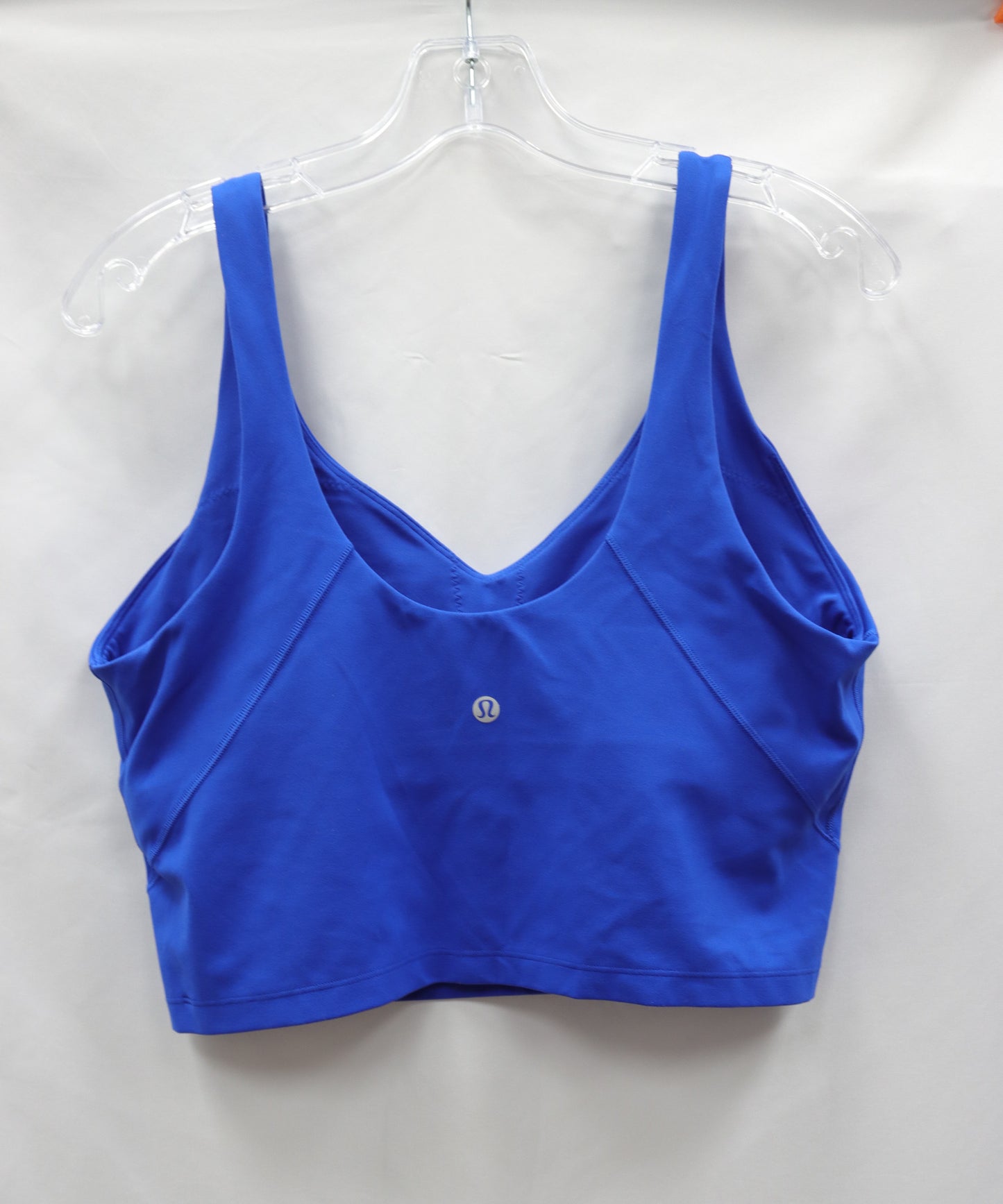 Lululemon Blue Align Tank Size 14