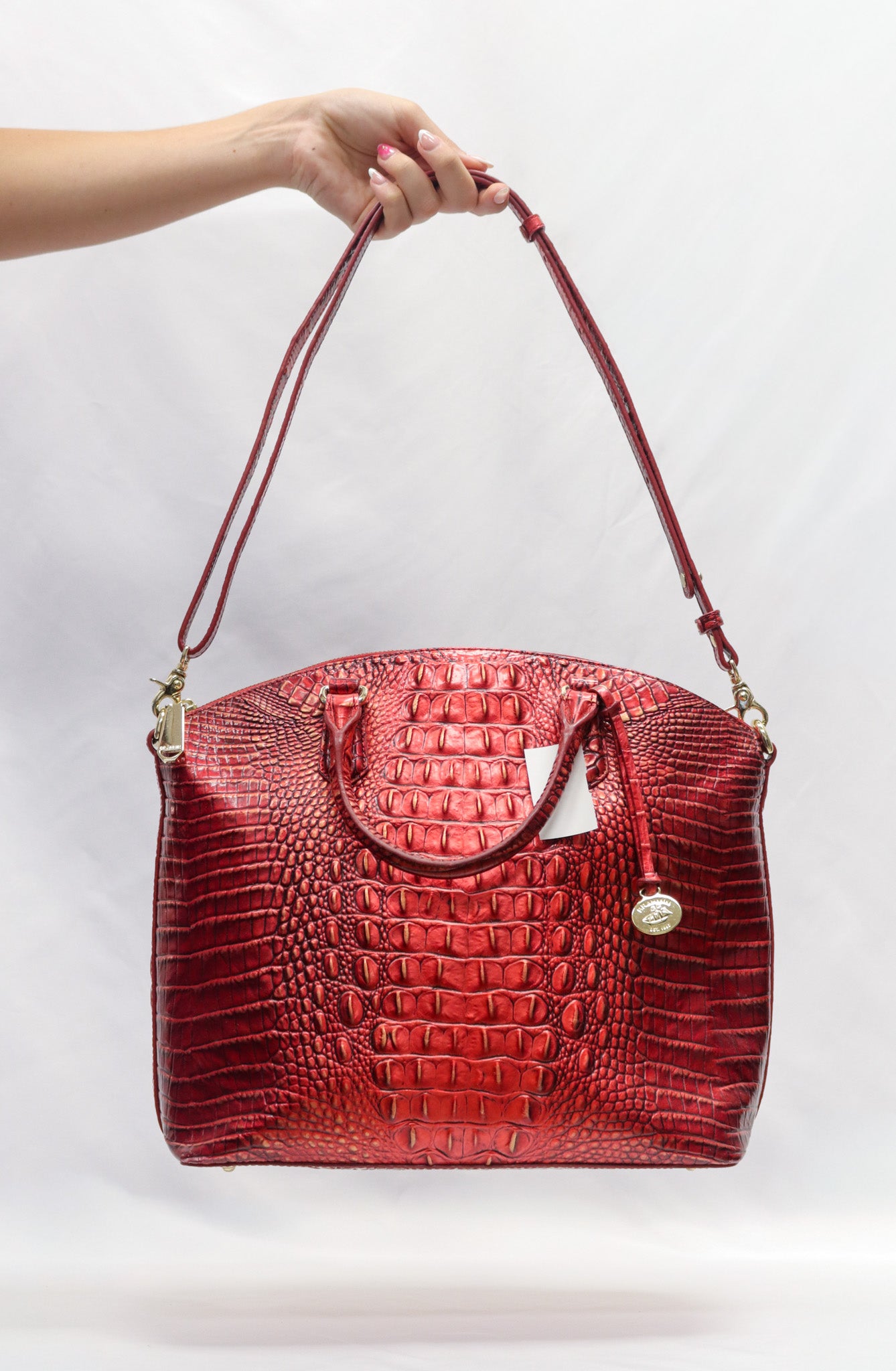 Red Handbag + Wallet Set