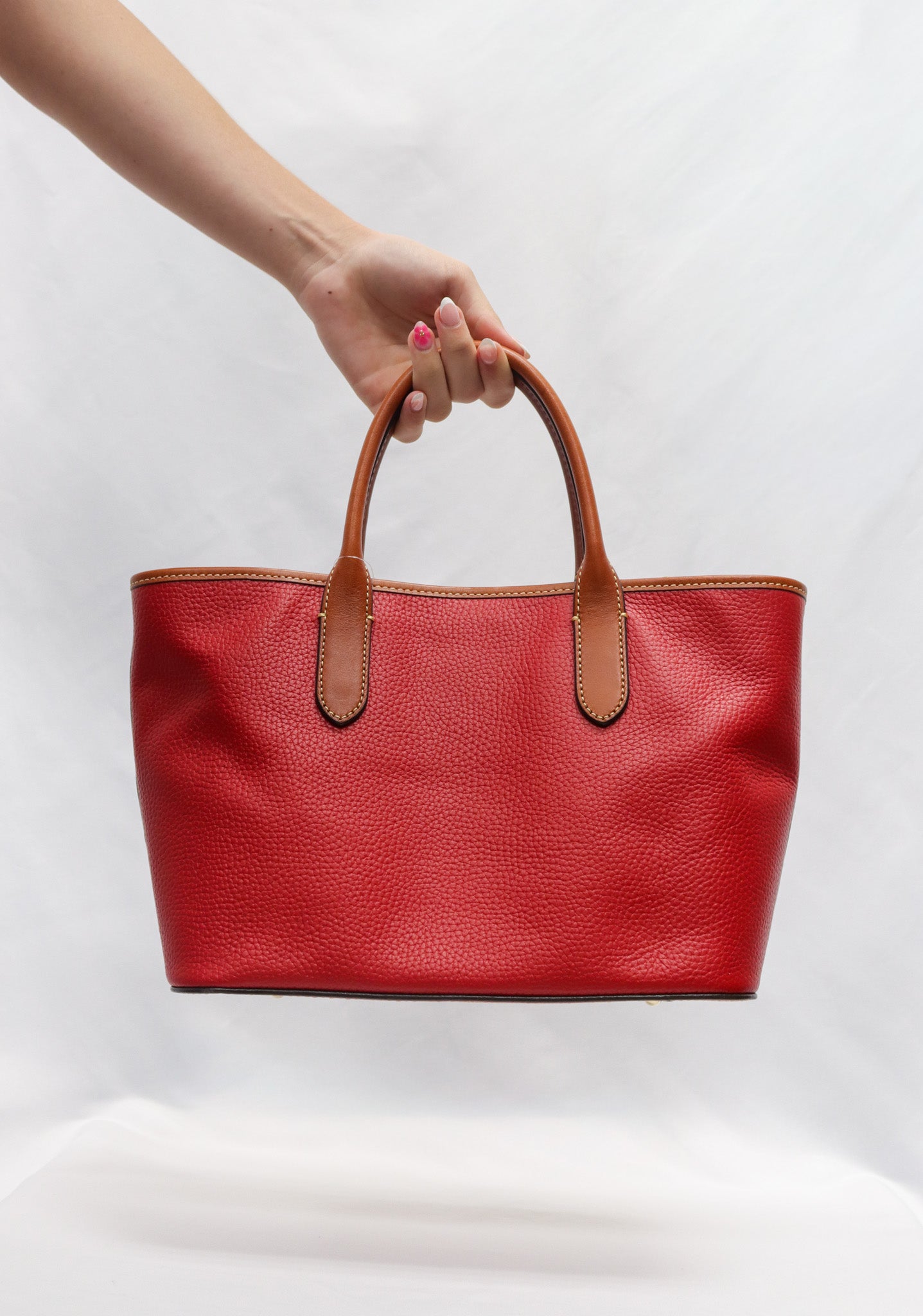 Dooney & Burke Red Tote Bag
