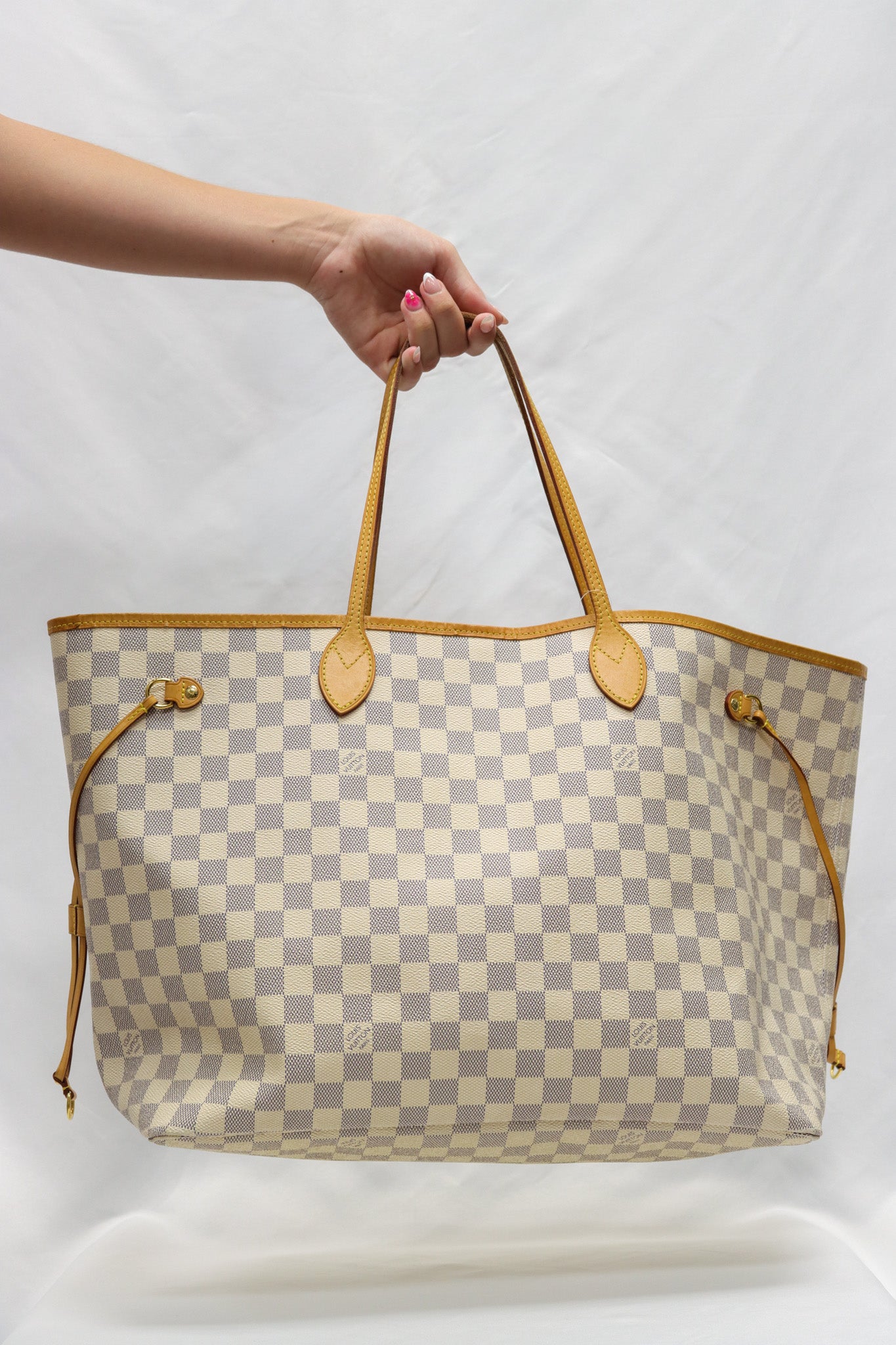 LV Damier Azur Neverful SD1147 W Box