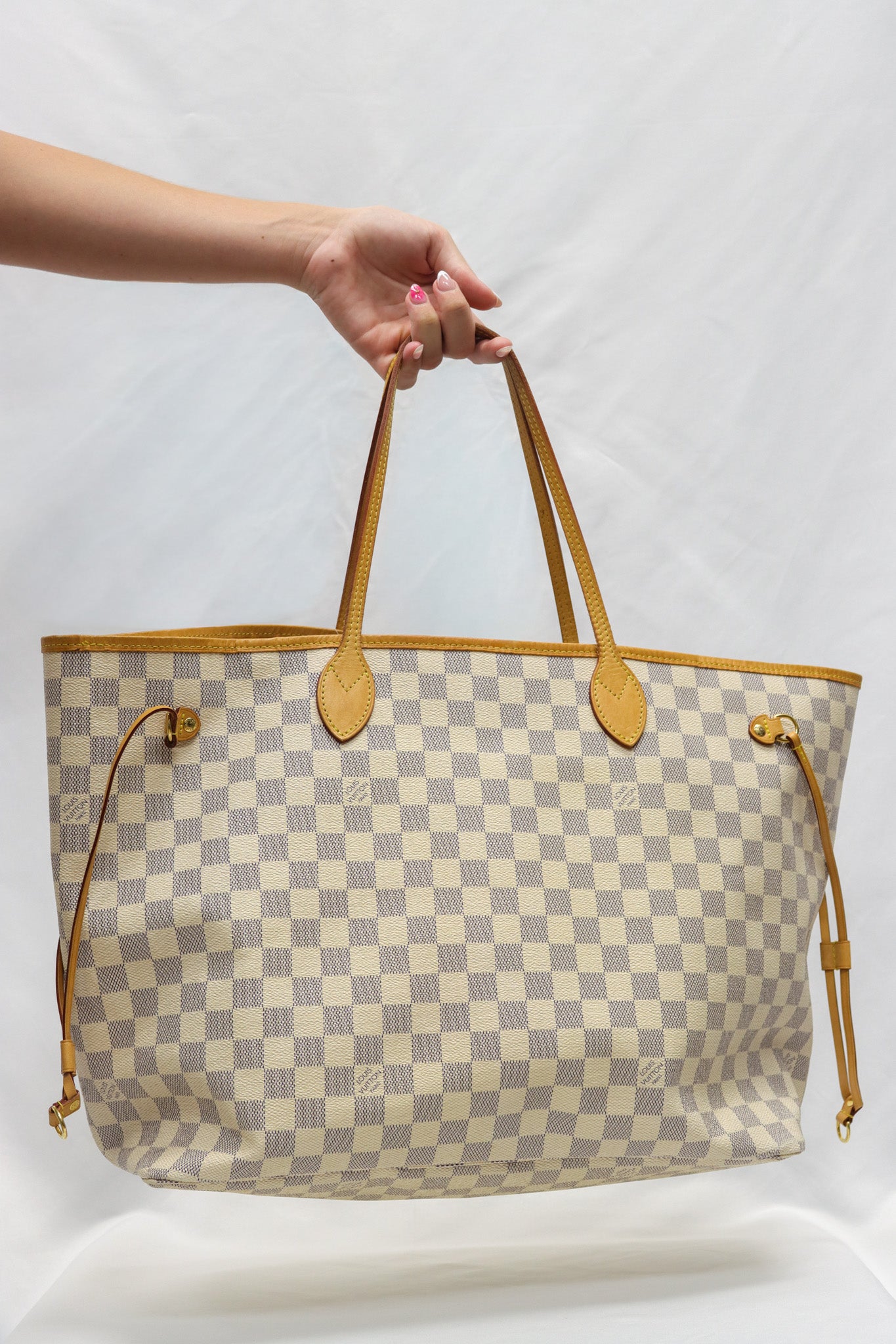 LV Damier Azur Neverful SD1147 W Box