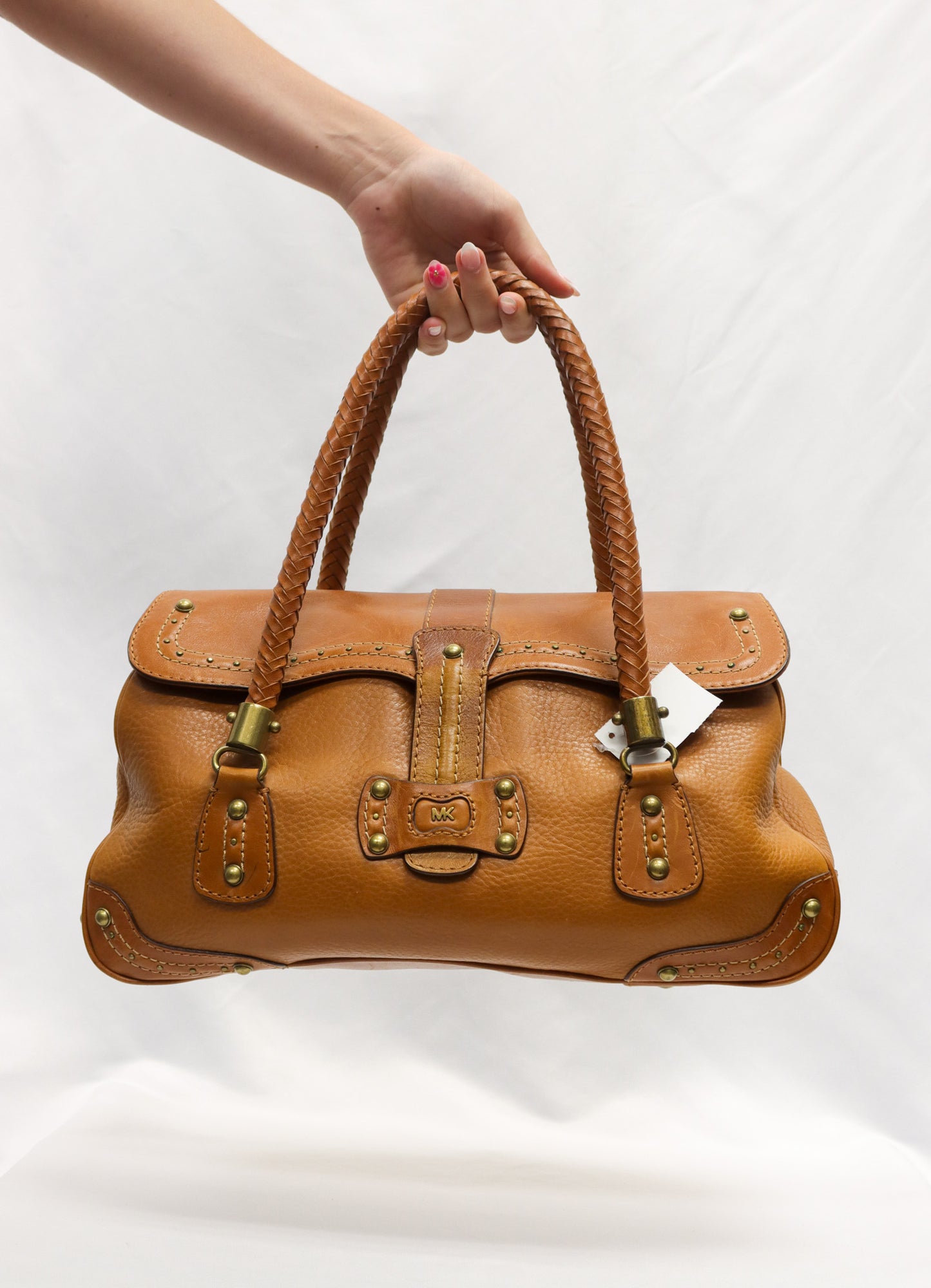 Michael Kors Brown Braided Handbag