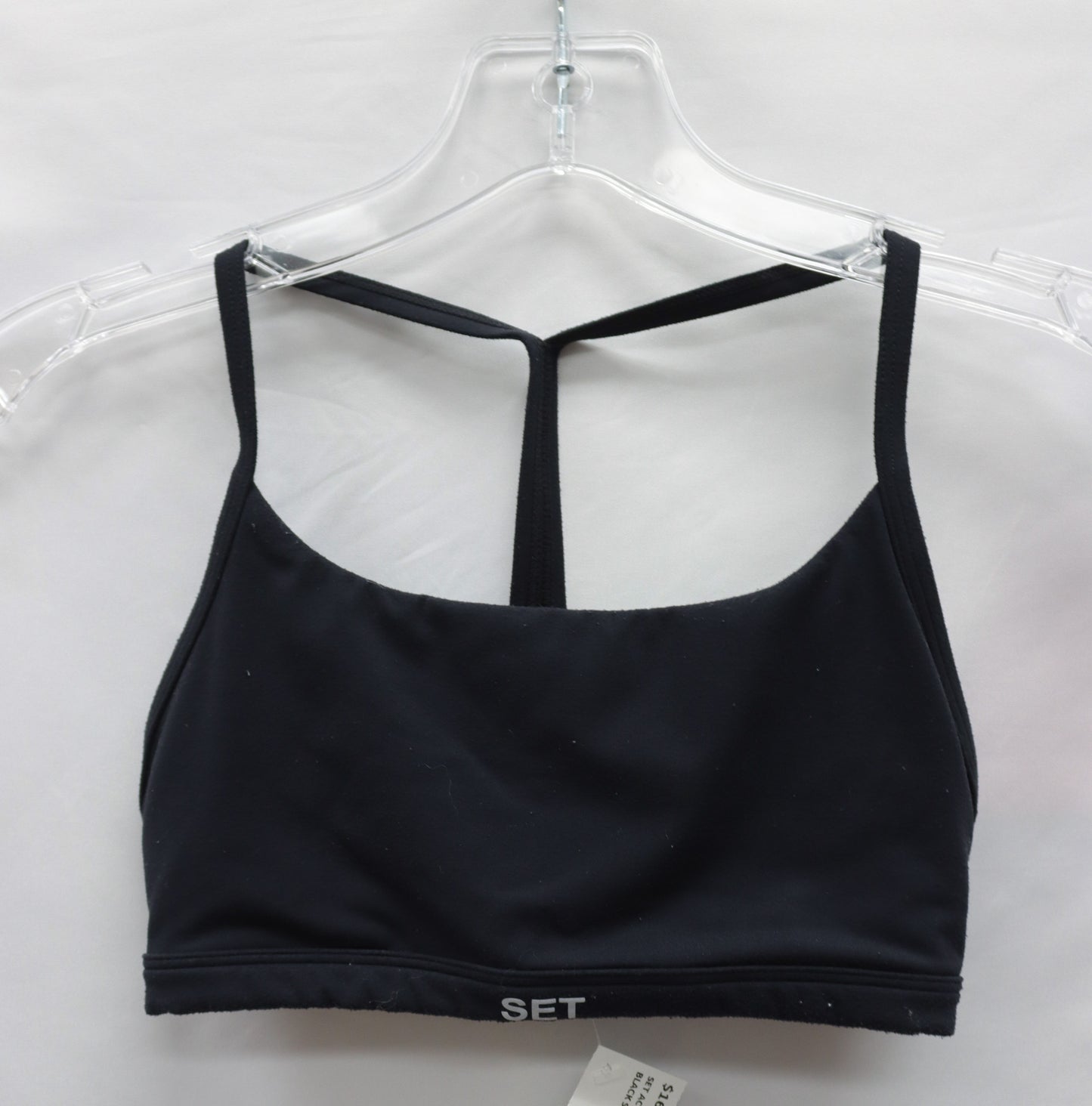 Set Active Black Sports Bra Size XS