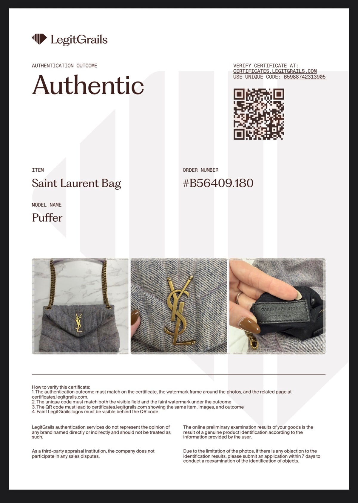 YSL Purple Quilted Loulou Handbag-Gently Used