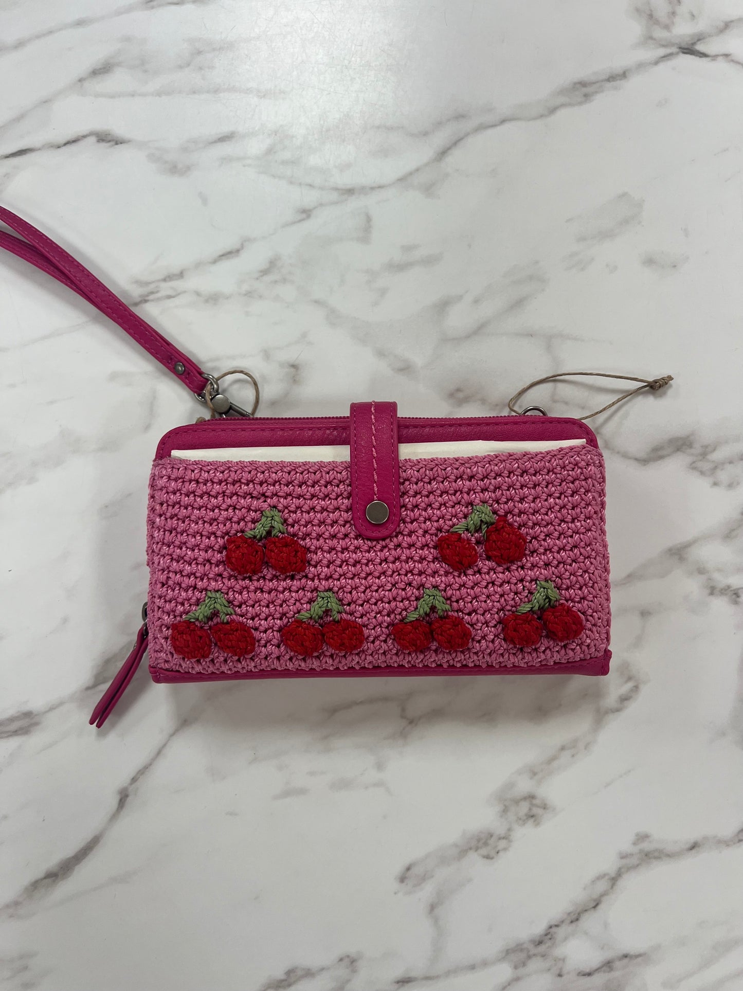 The Sak Cherry Wristlet