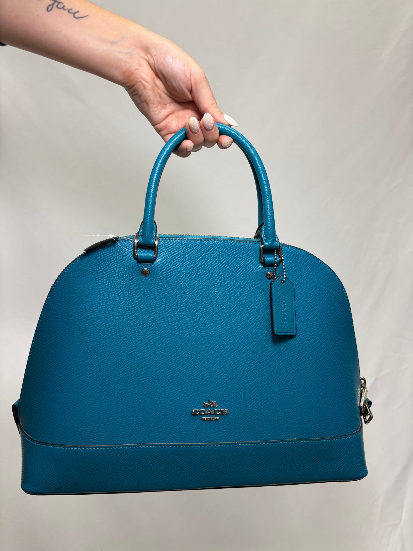 Coach Blue Handbag