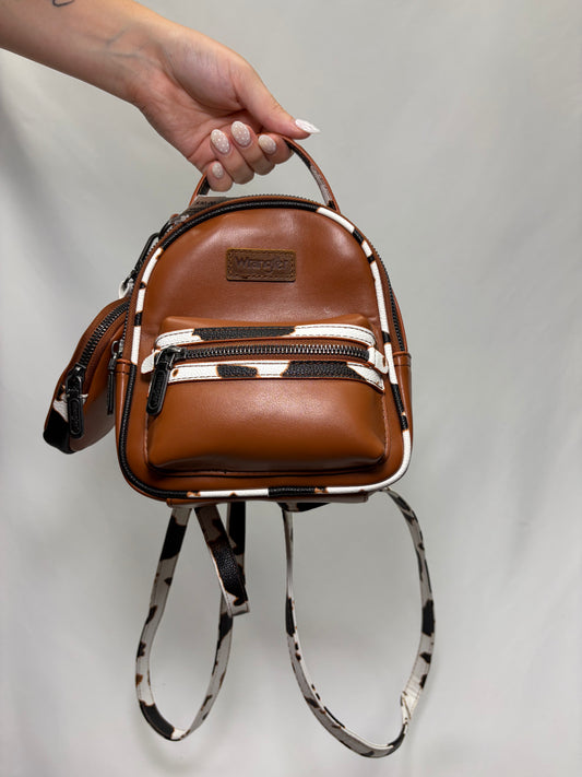 Wrangler Brown Mini Backpack