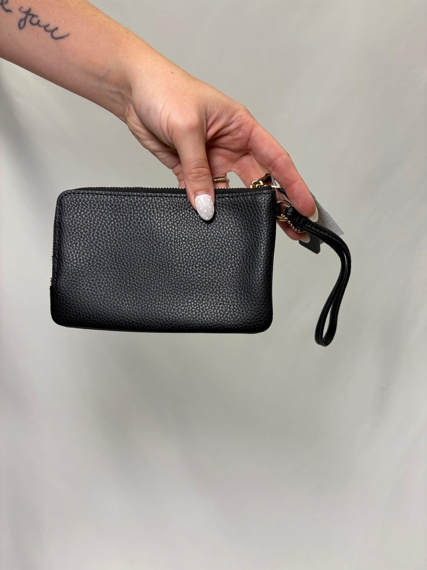 Coach Black Wristlet