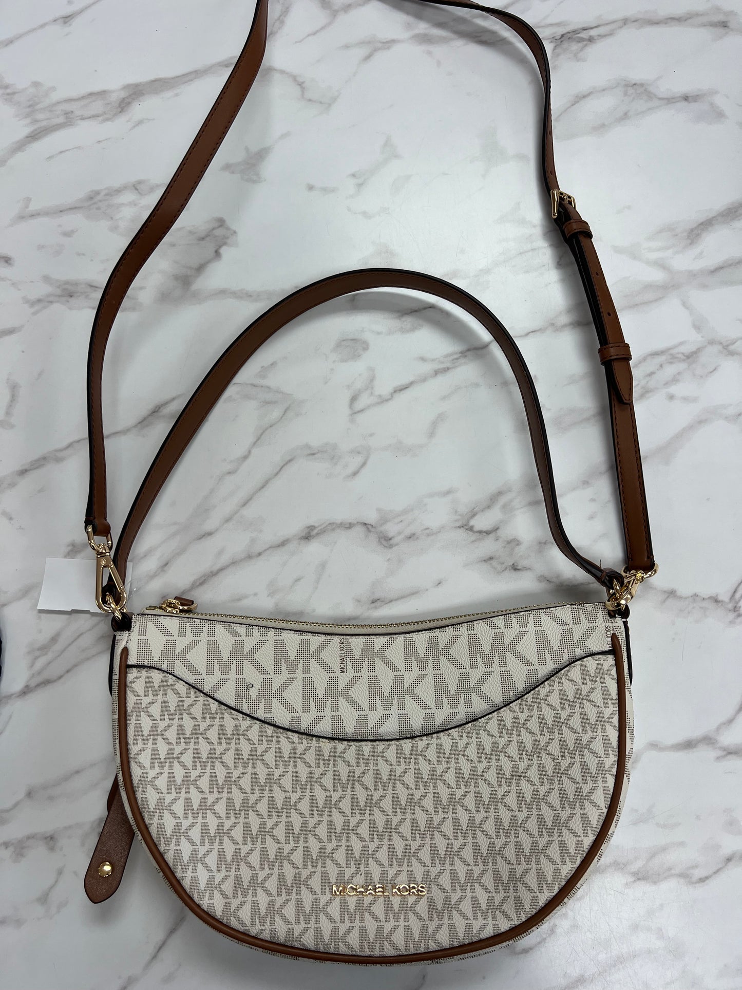 Michael Kors White Signature Bag
