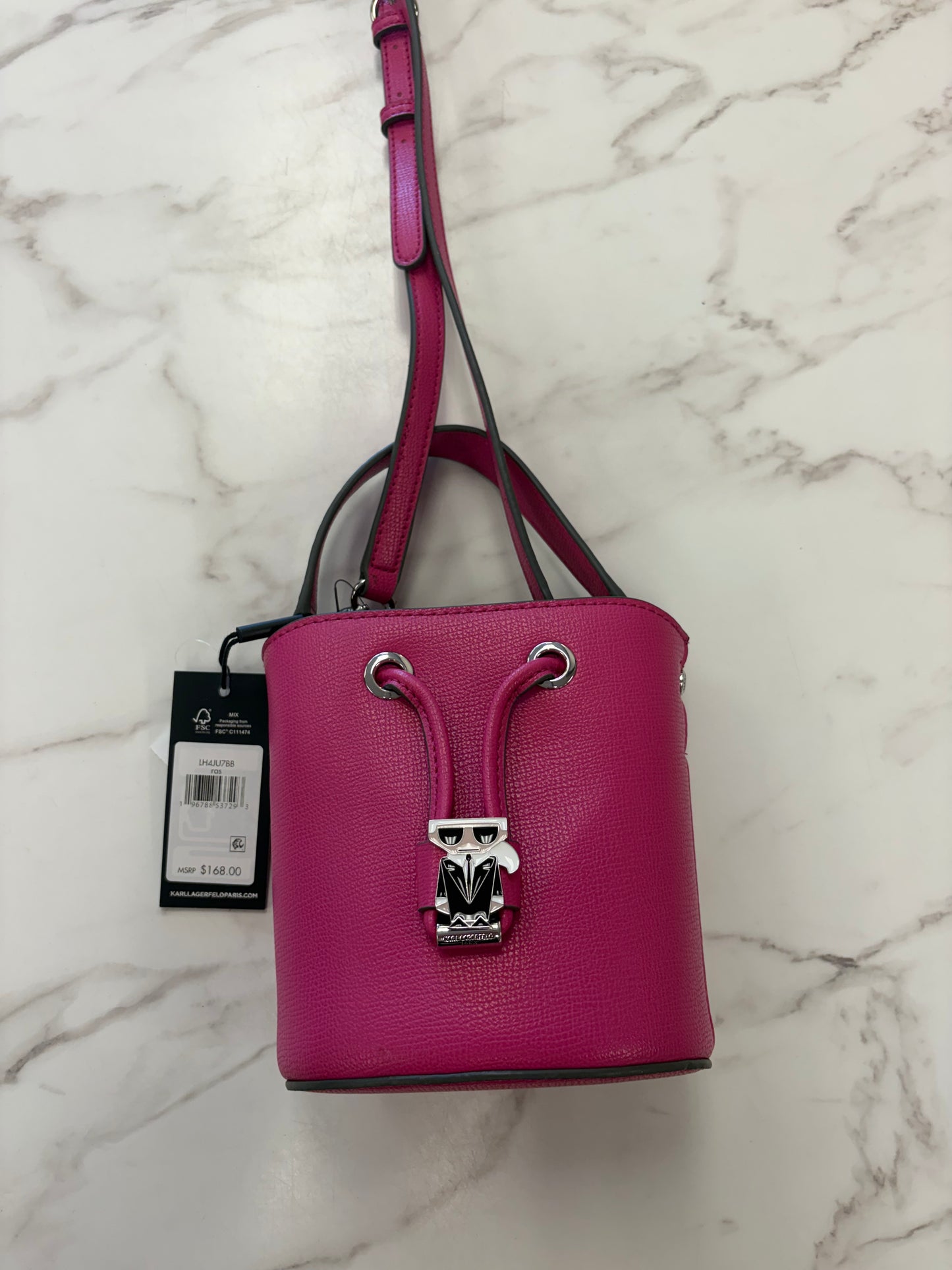 Karl Lagerfeld Pink Mini Crossbody NWT