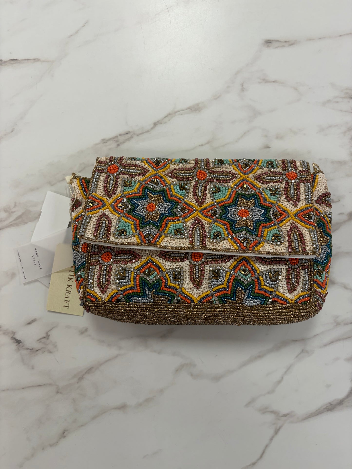 Antik Kraft Beaded Bag NWT