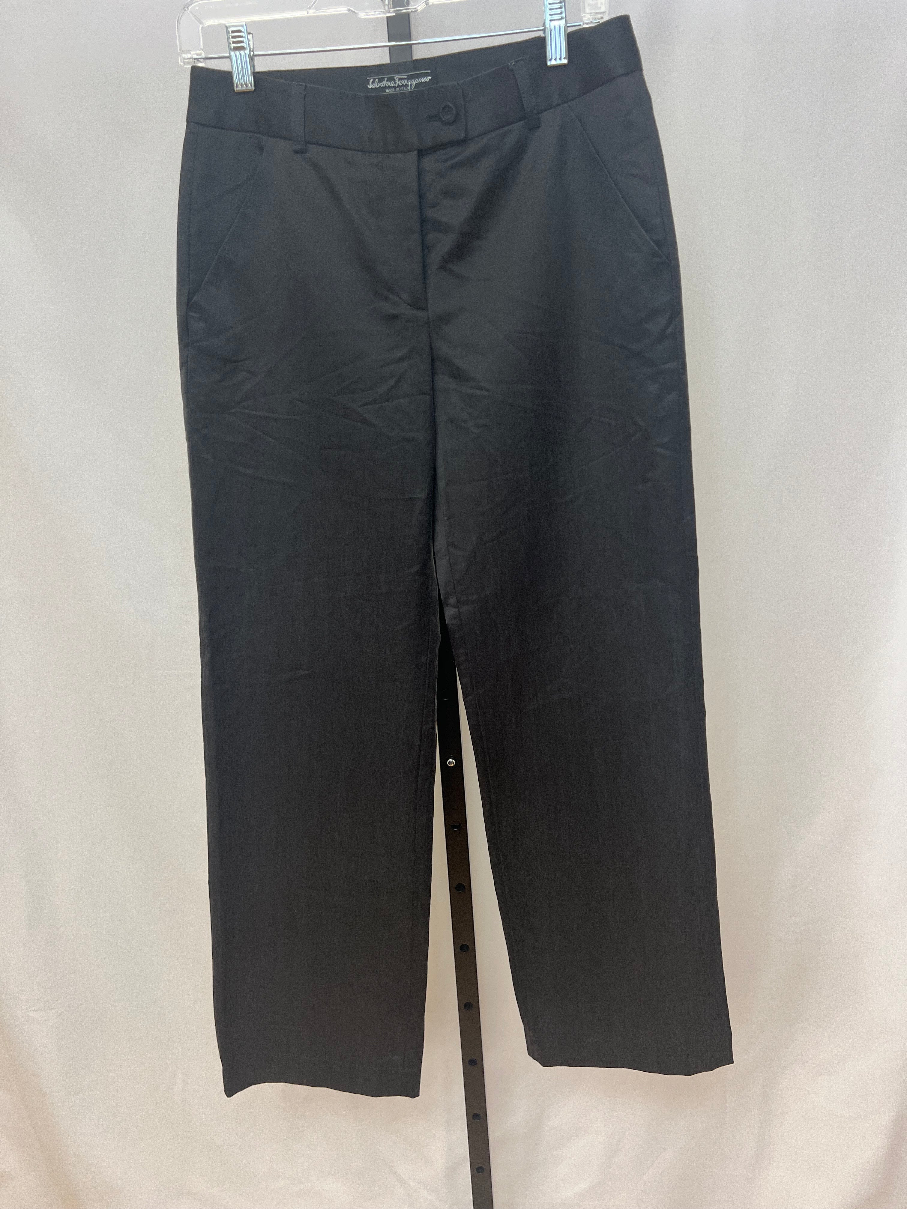 Salvatore Ferragamo Black Pants size 28