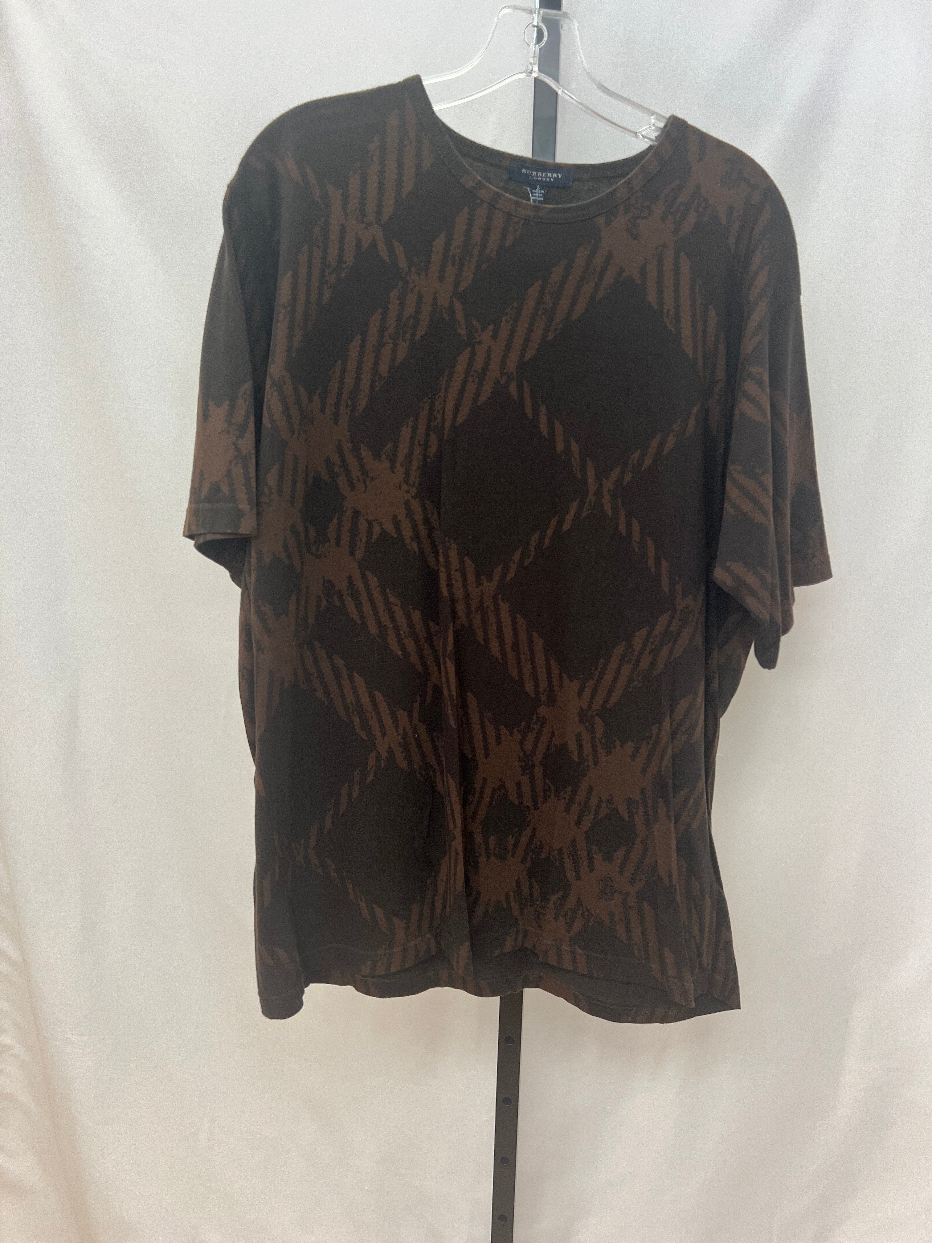 Burberry Men's Patterned Shirt size L