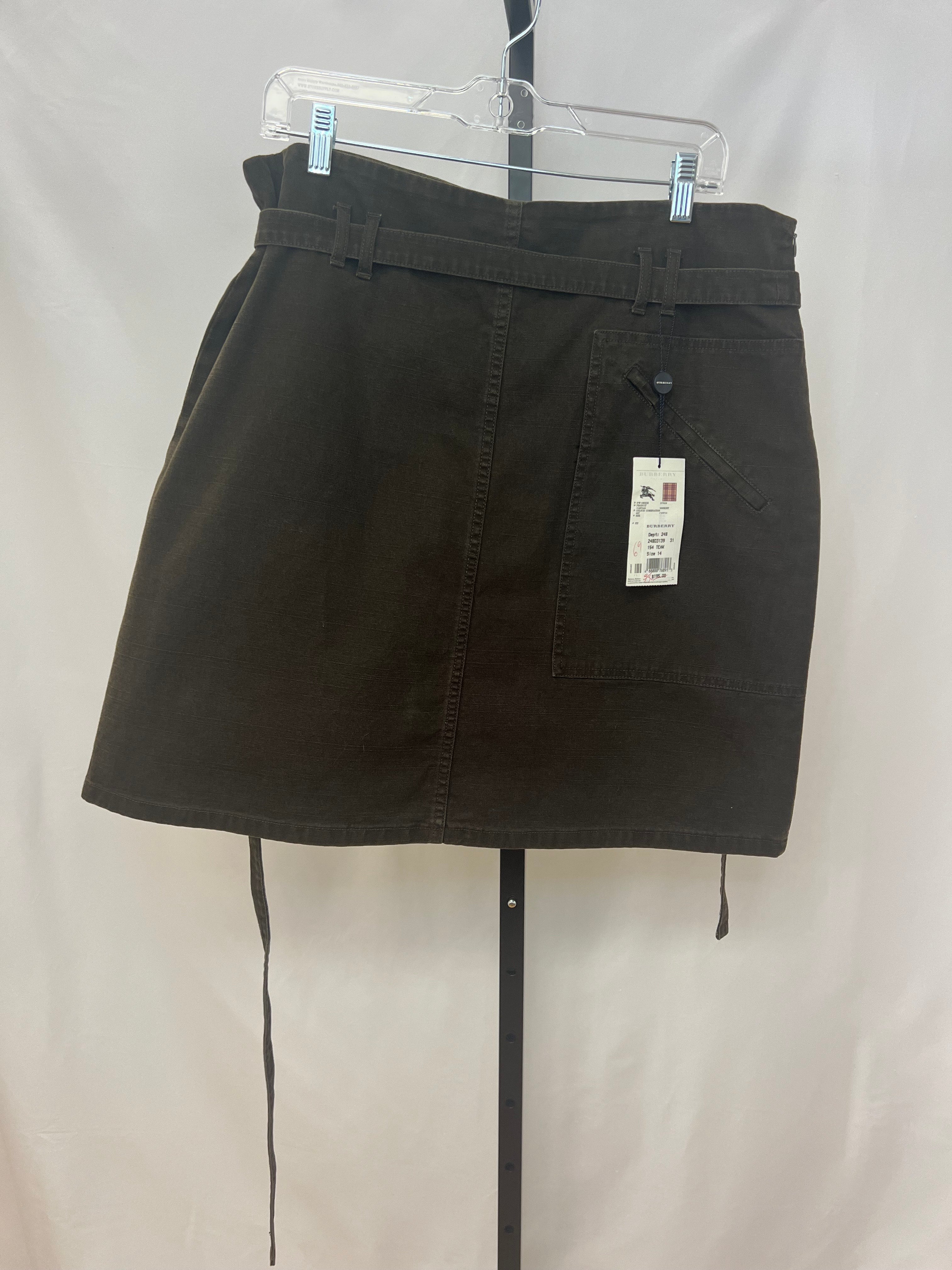 Burberry Brown Skirt size 14