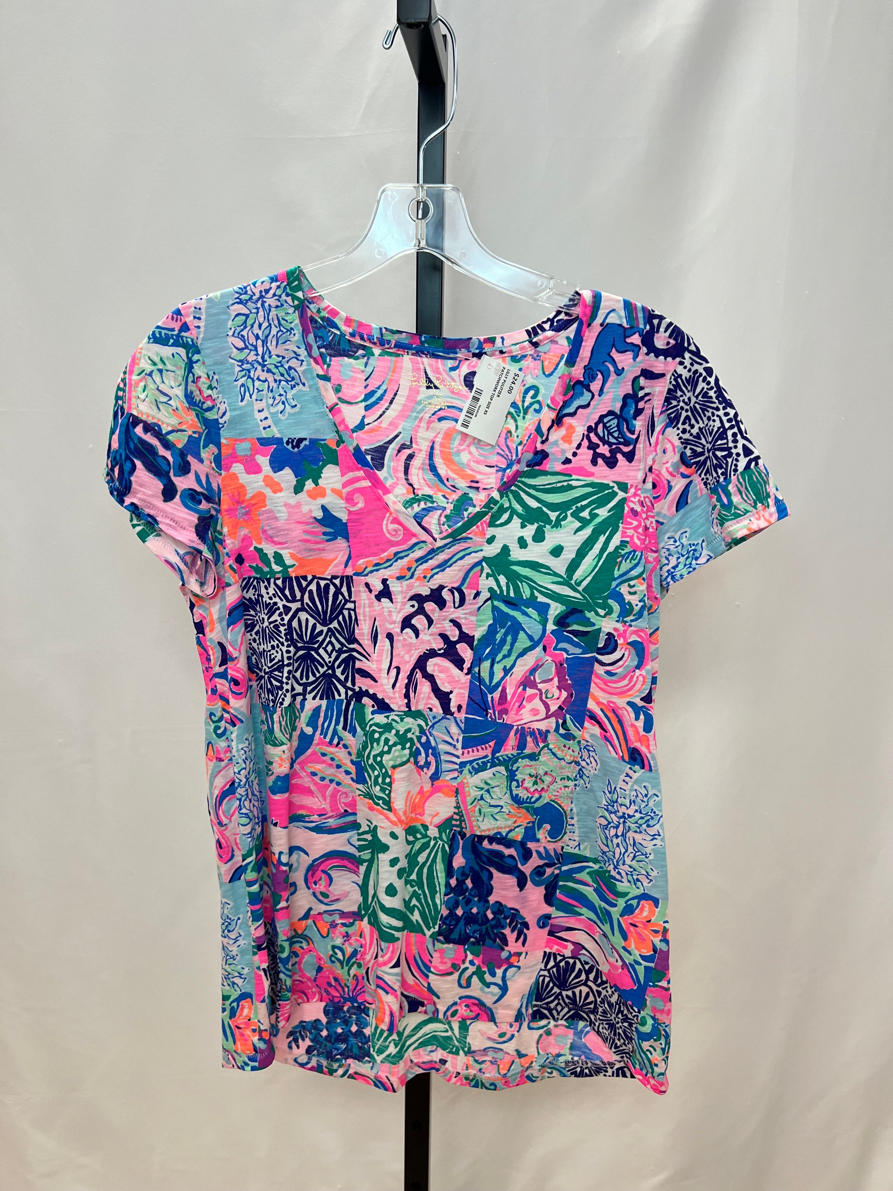 Lilly Pulitzer Patchwork Top