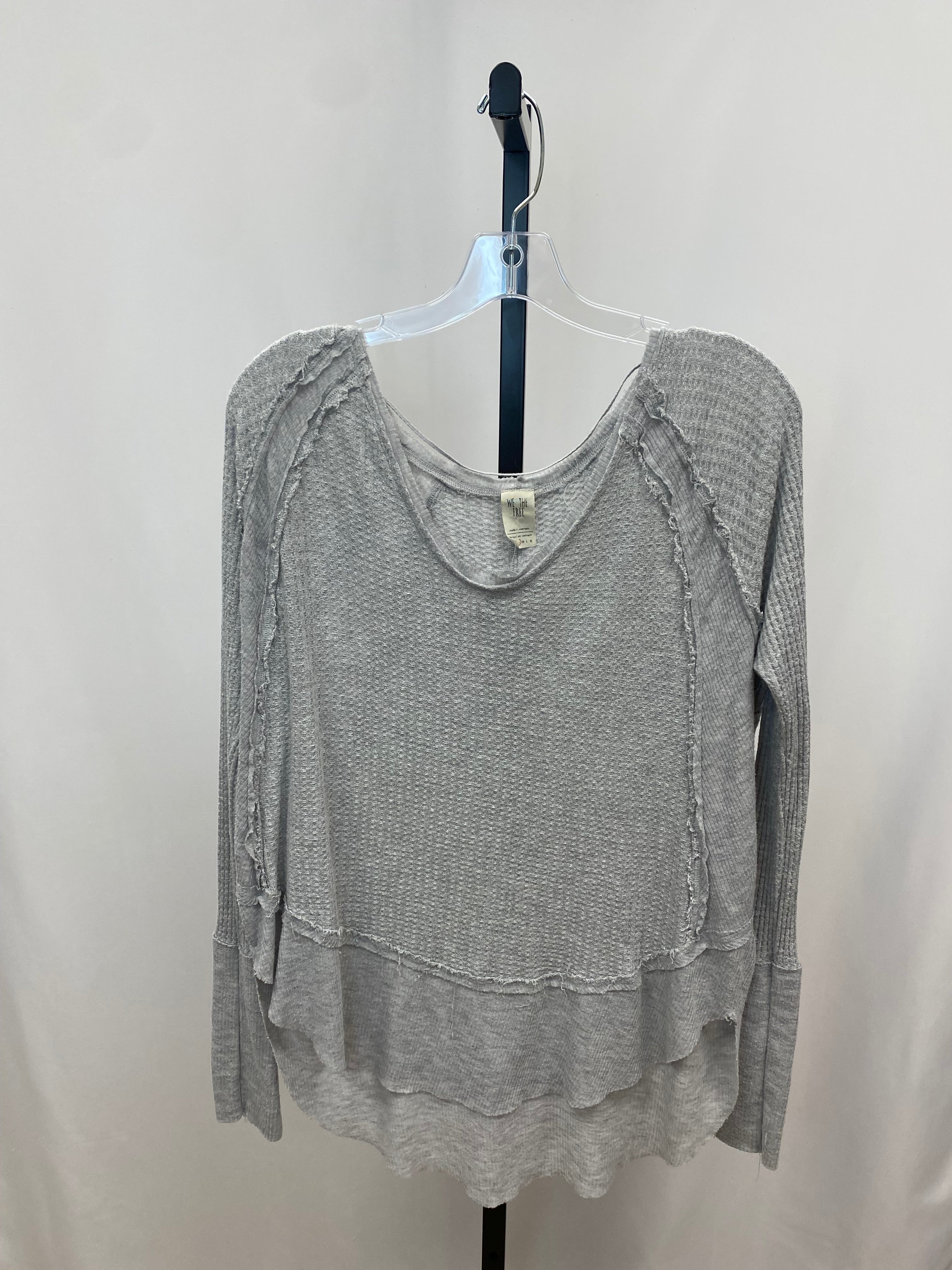 Free people grey longsleeve size S