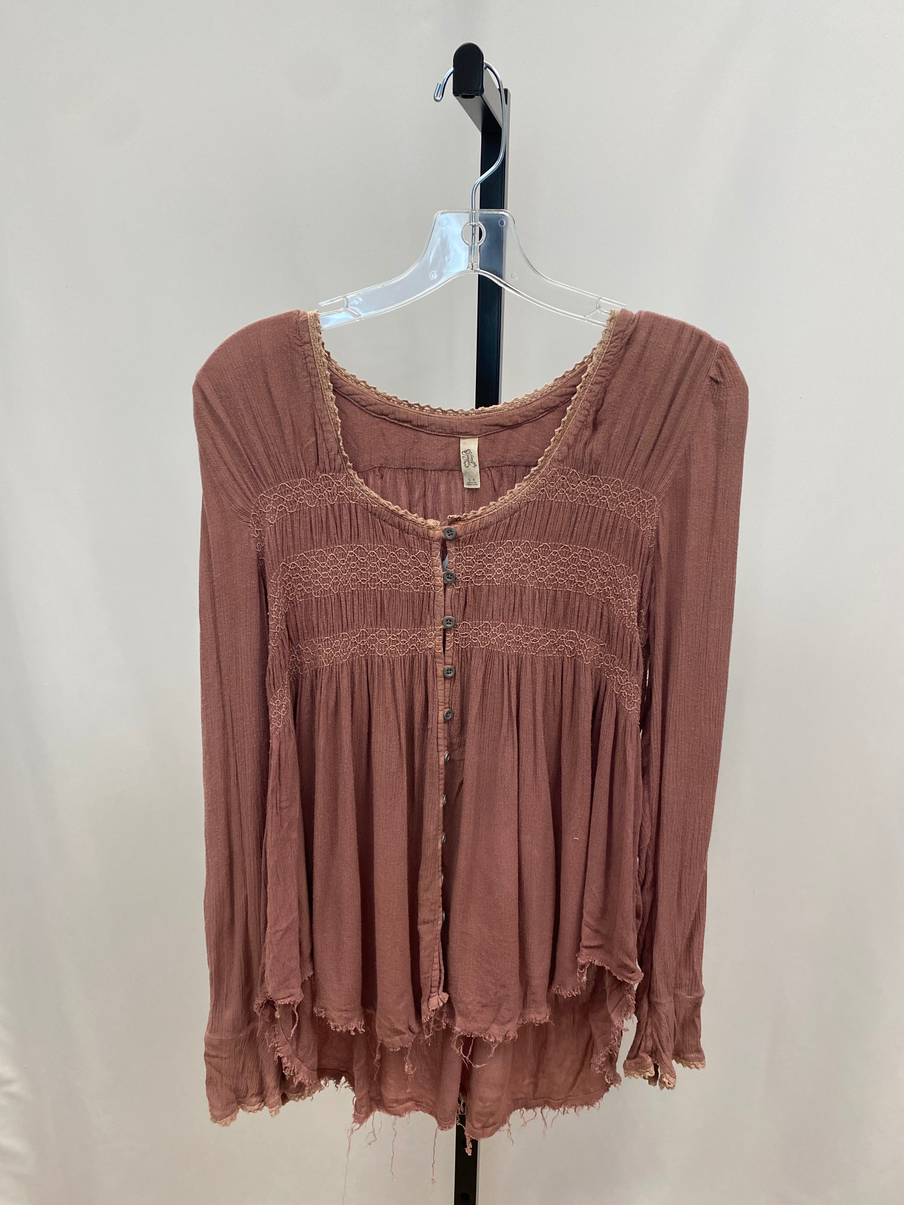 Free people mauve longsleeve size S