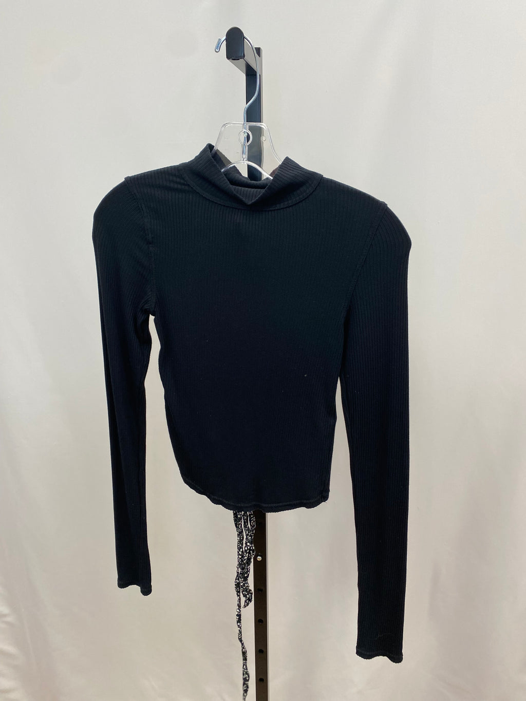 Free people black open back longsleeve size XS