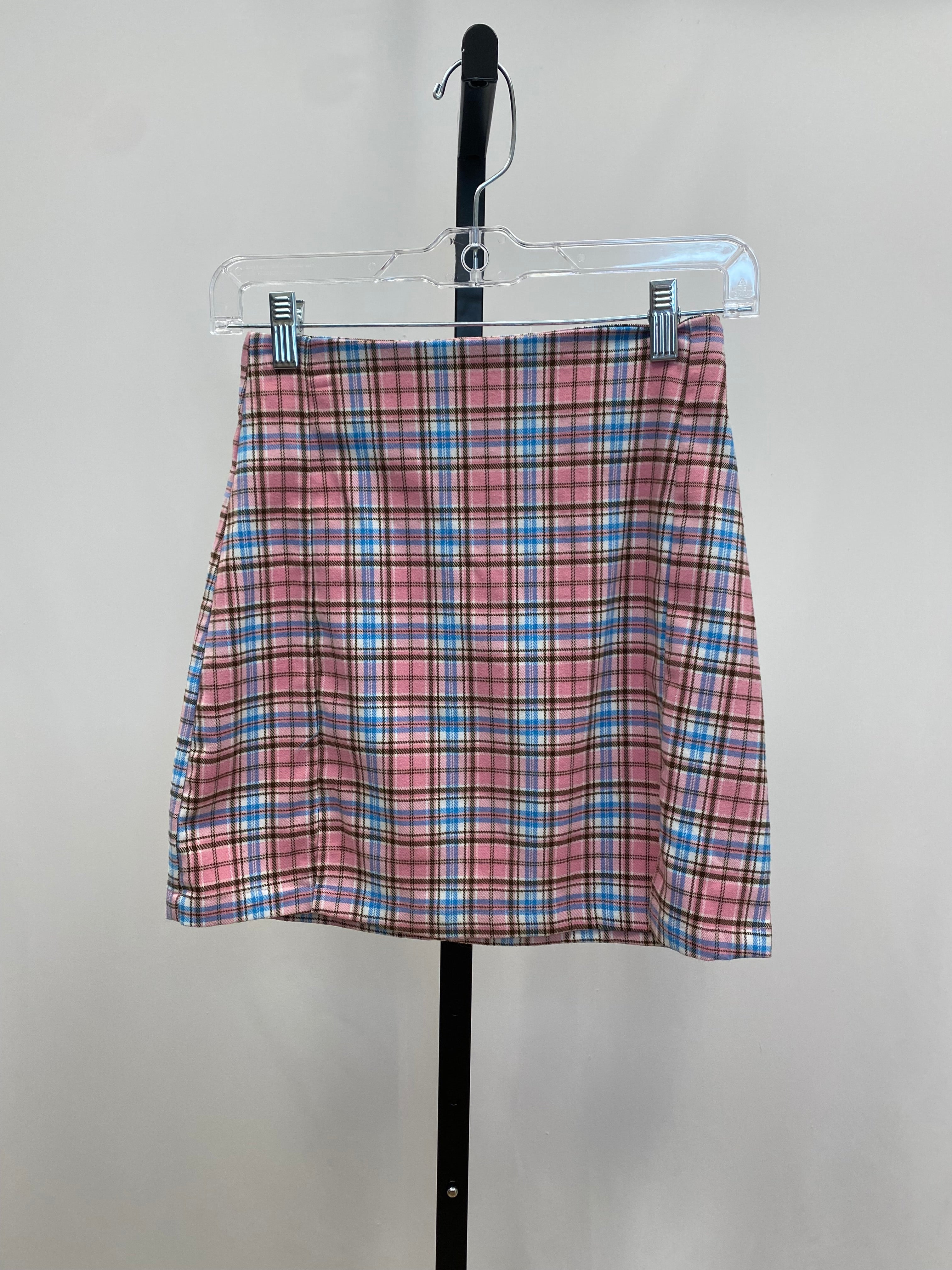 Brandy Melville pink plaid skirt size XS