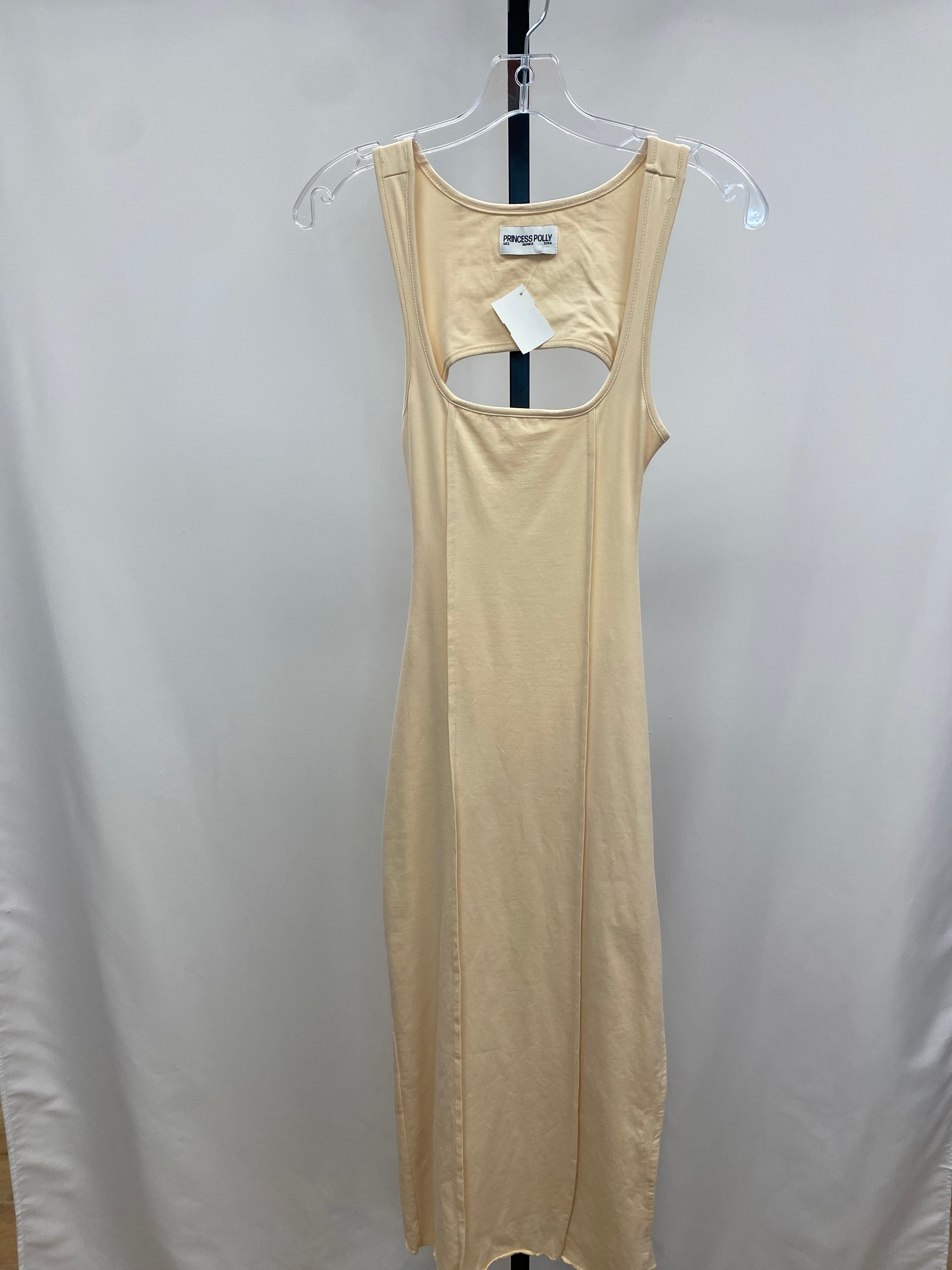Princess polly beige maxi dress size 2