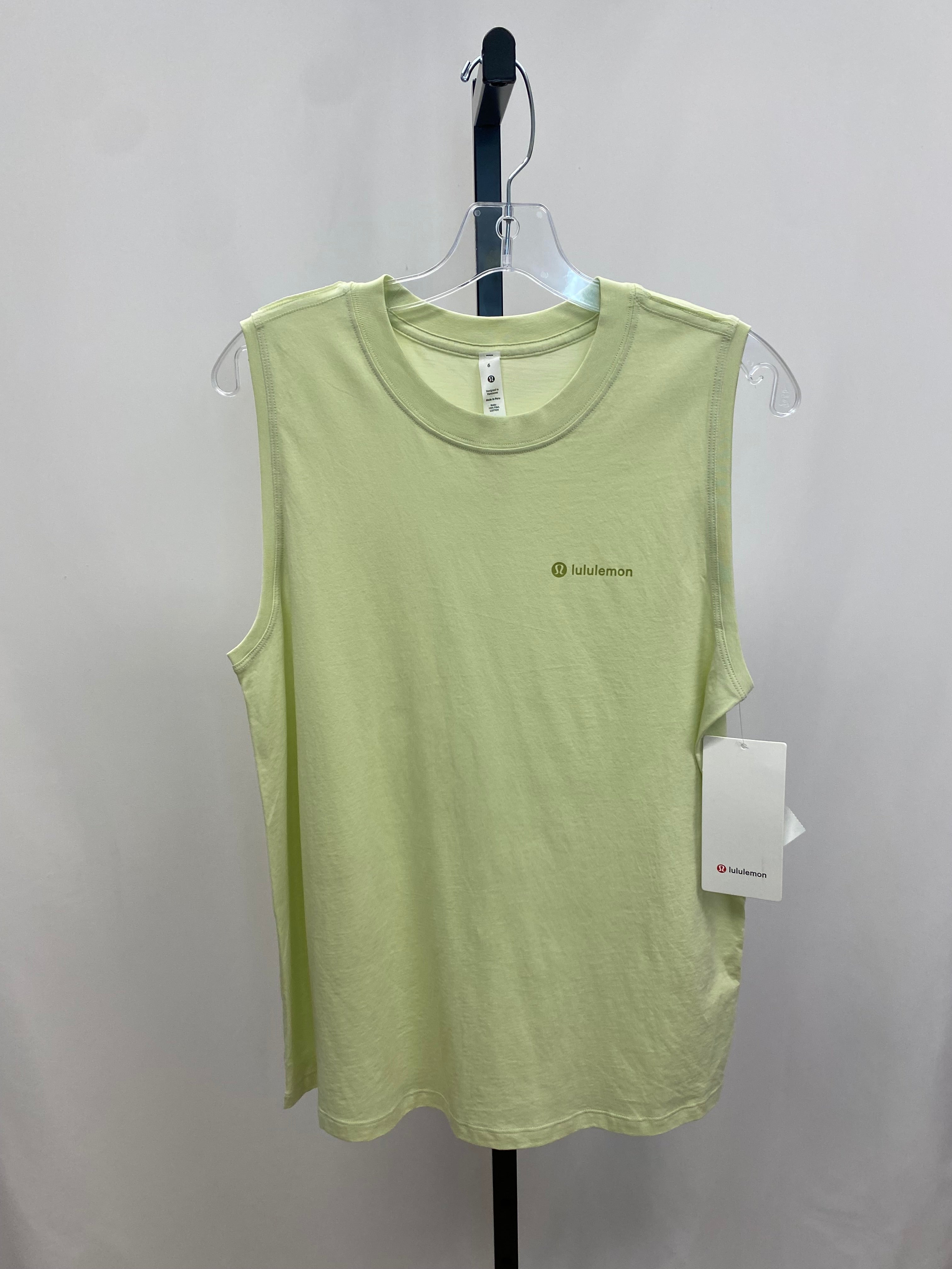 Lululemon green all yours tank size 6