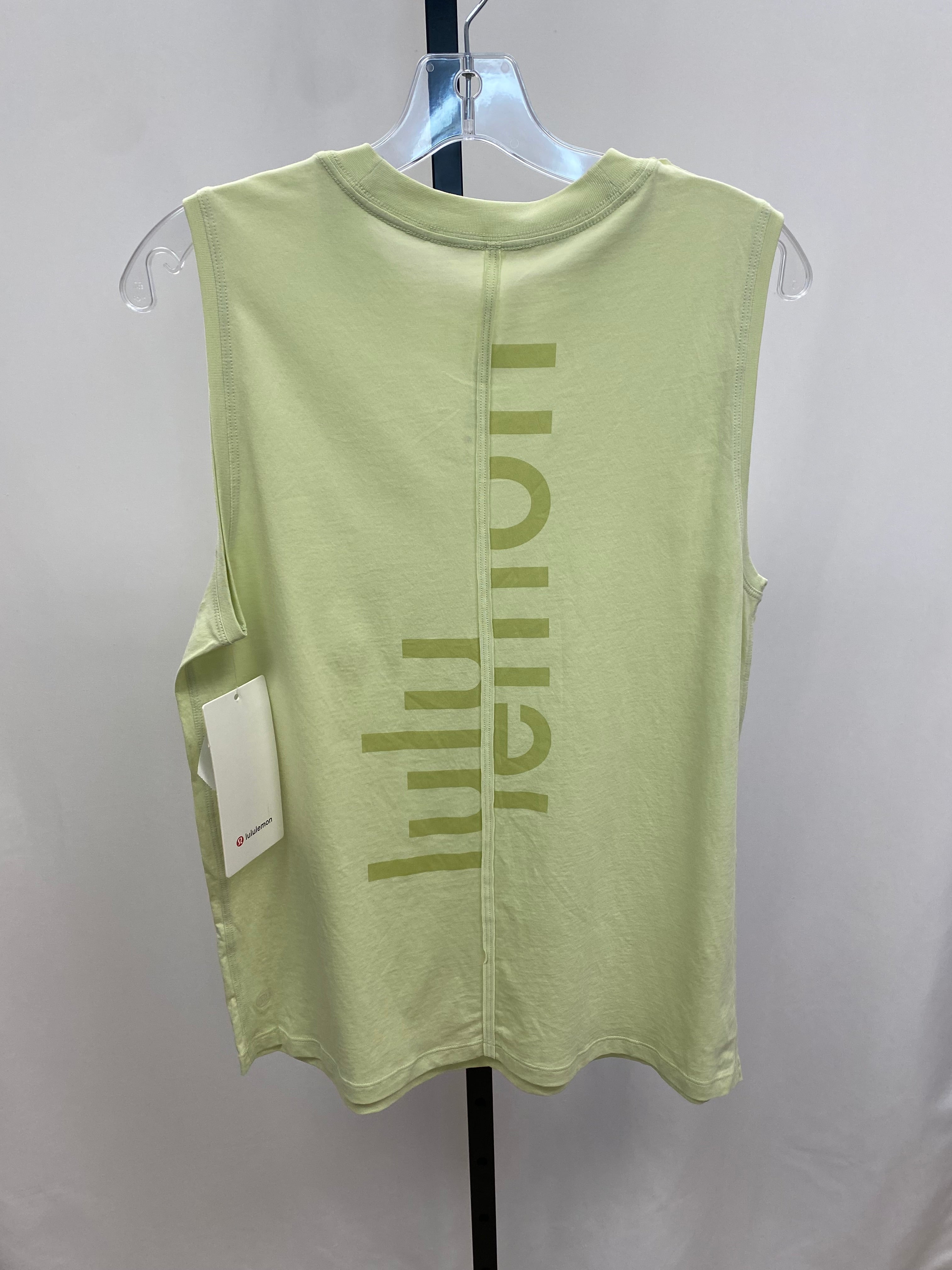 Lululemon green all yours tank size 6