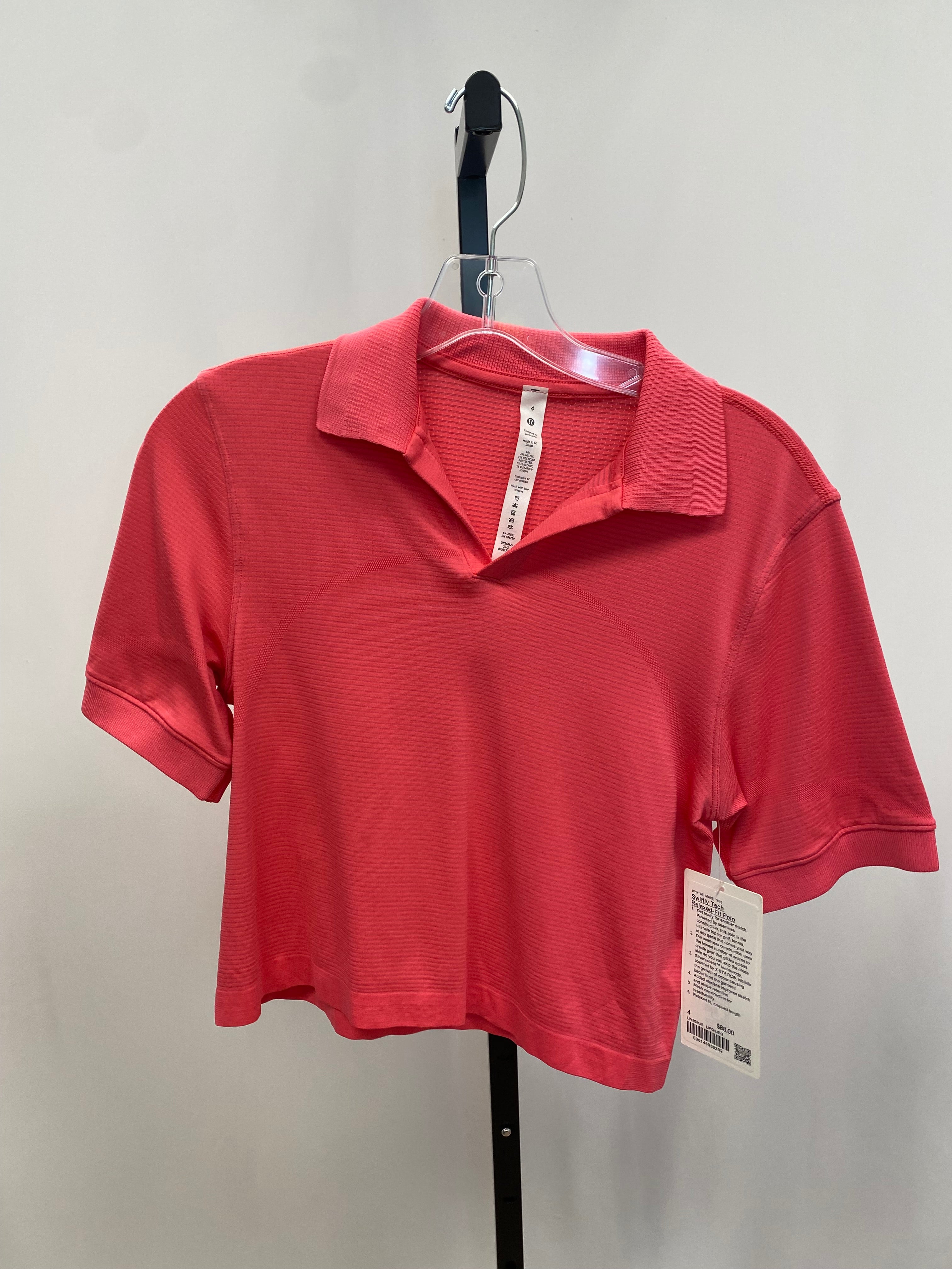 Lululemon swiftly polo size 4