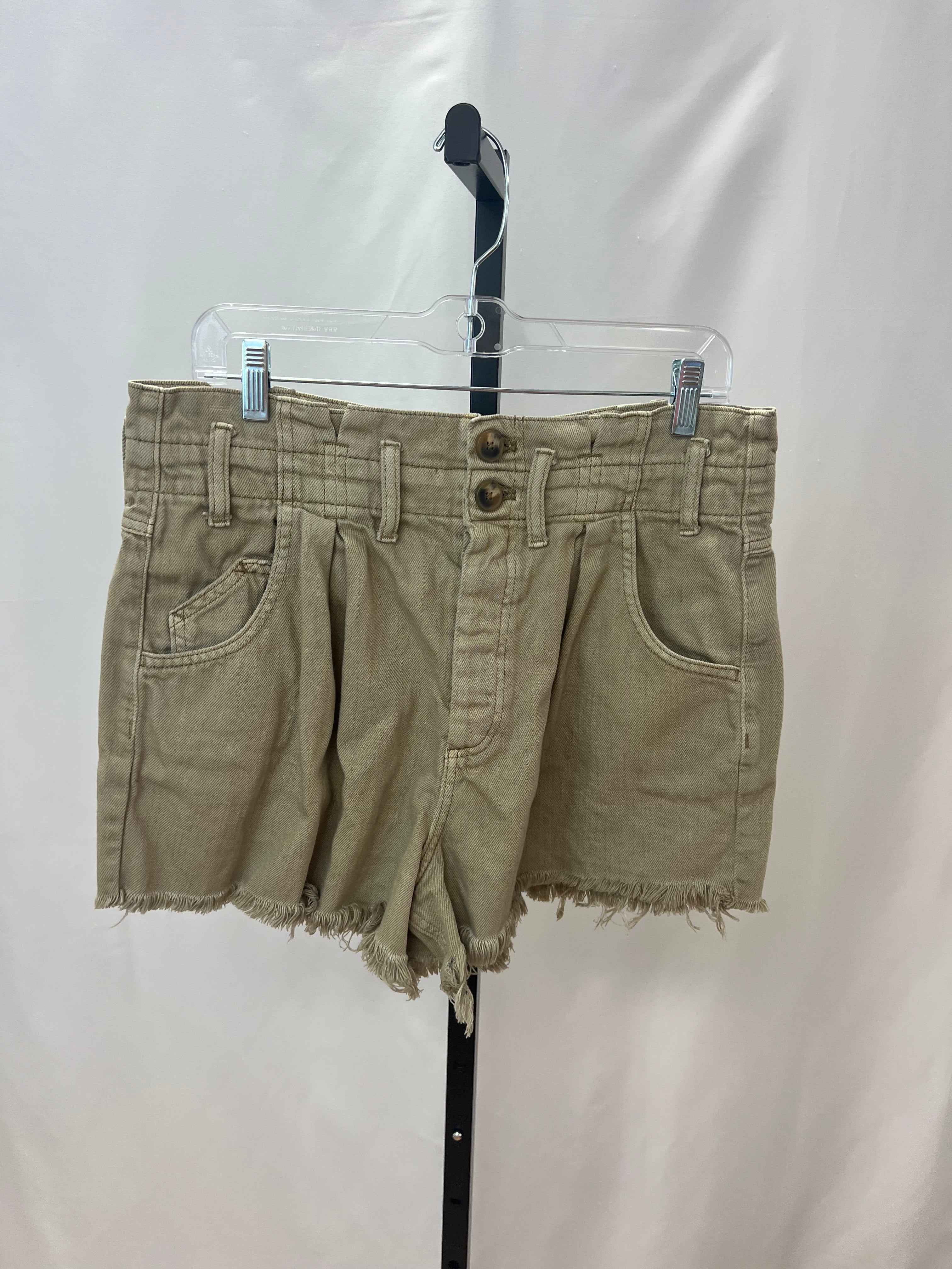 Free people green shorts size M