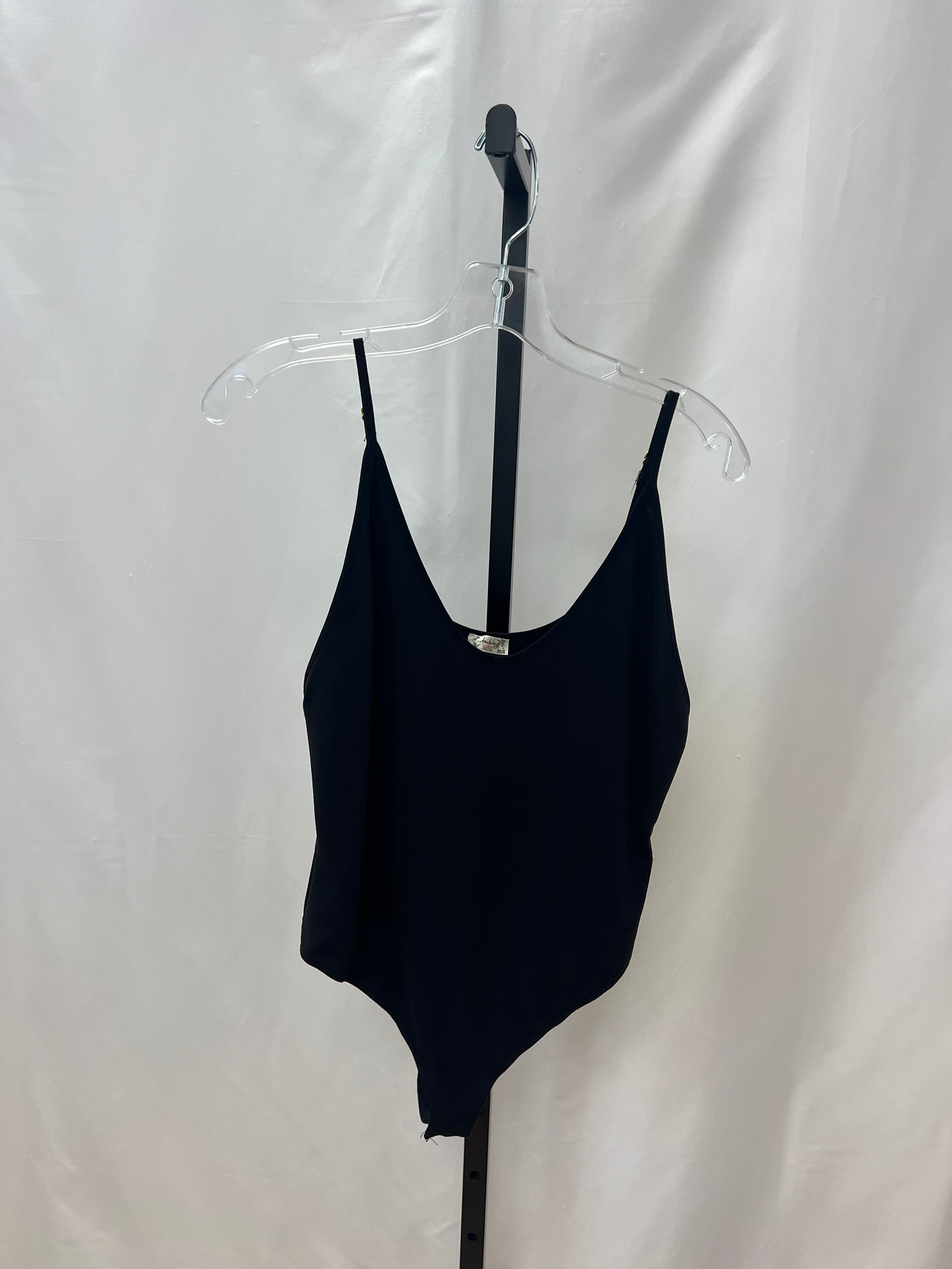 Free people black bodysuit size M
