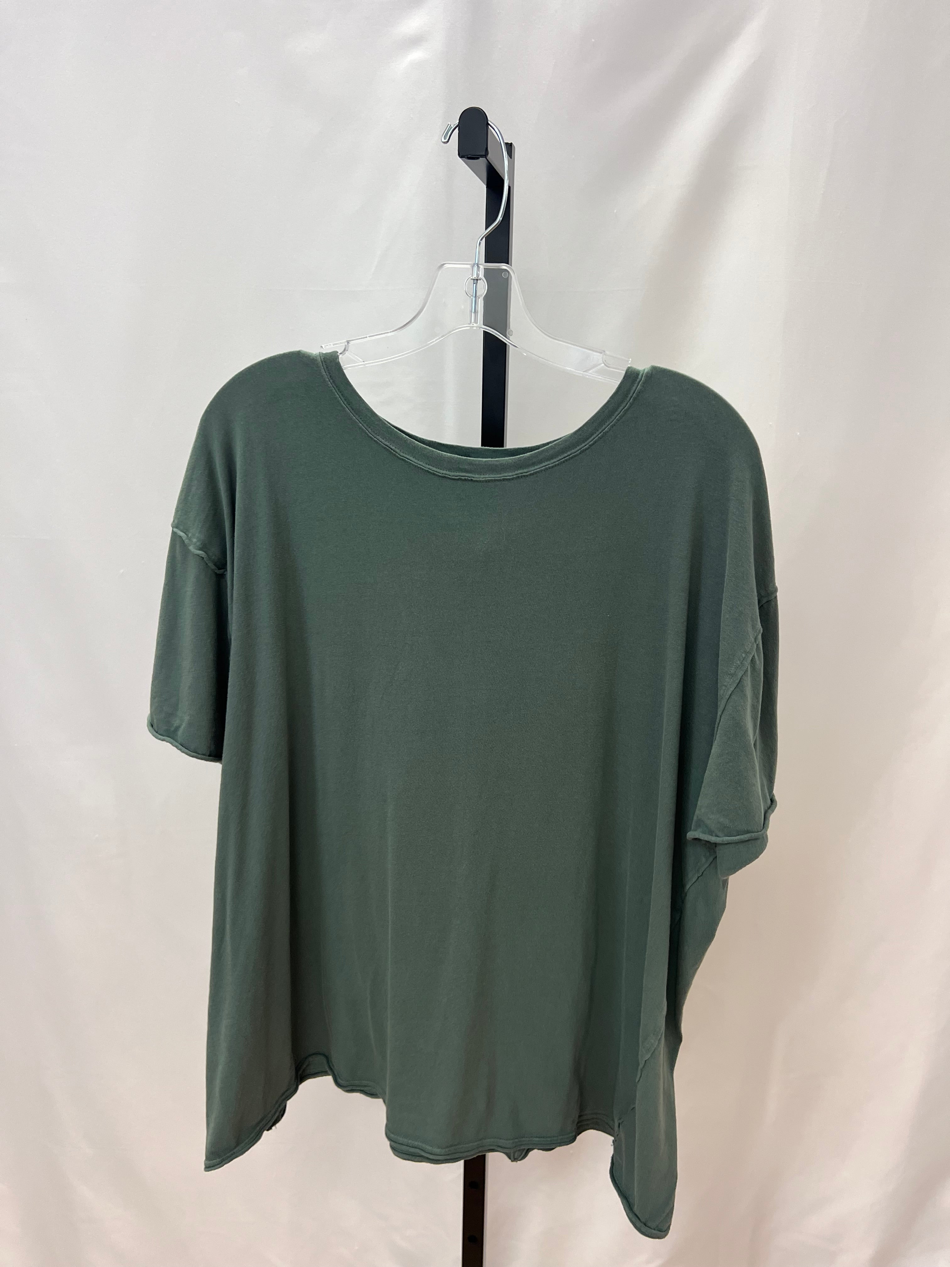 Free people green top size L
