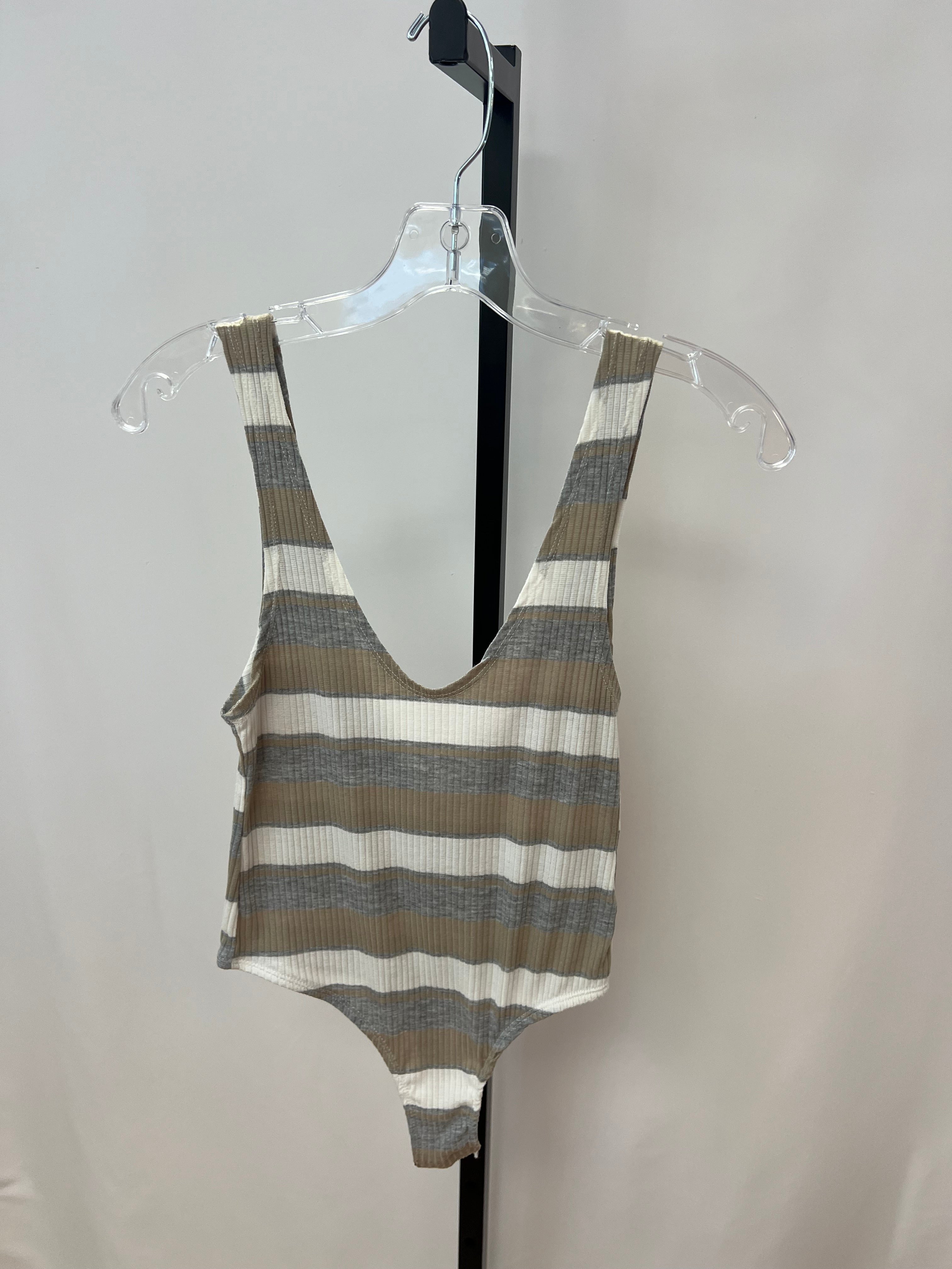 Free people striped bodysuit size XS