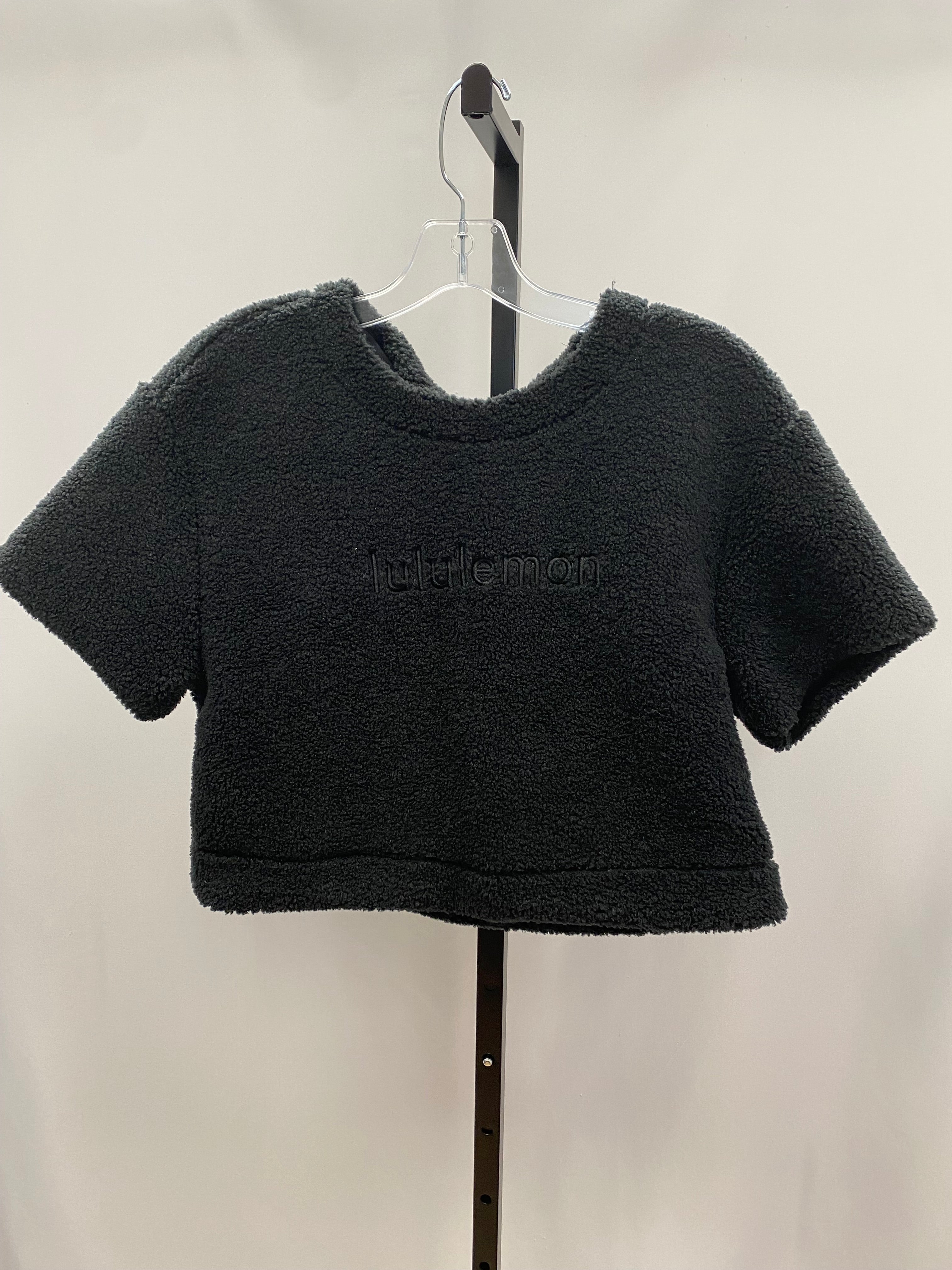 Lululemon black fleece logo tee size 8
