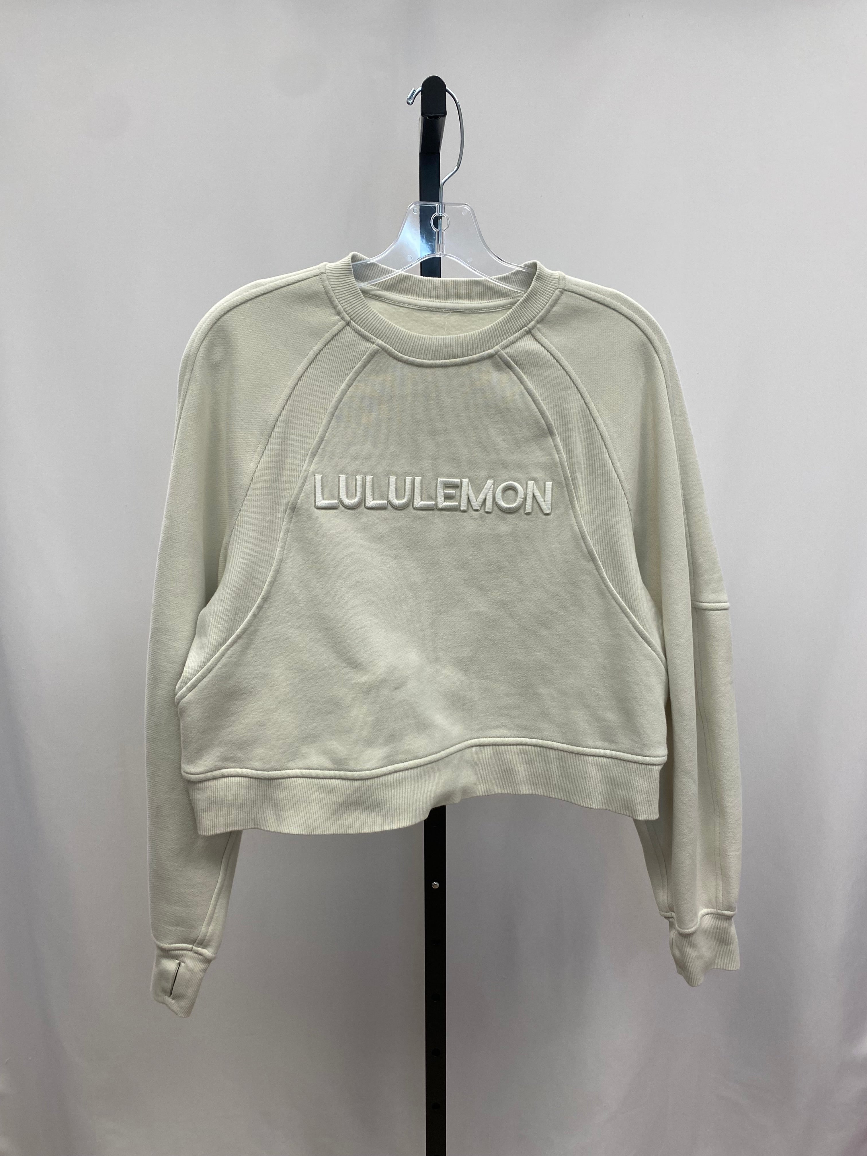 Lululemon logo crewneck size 6