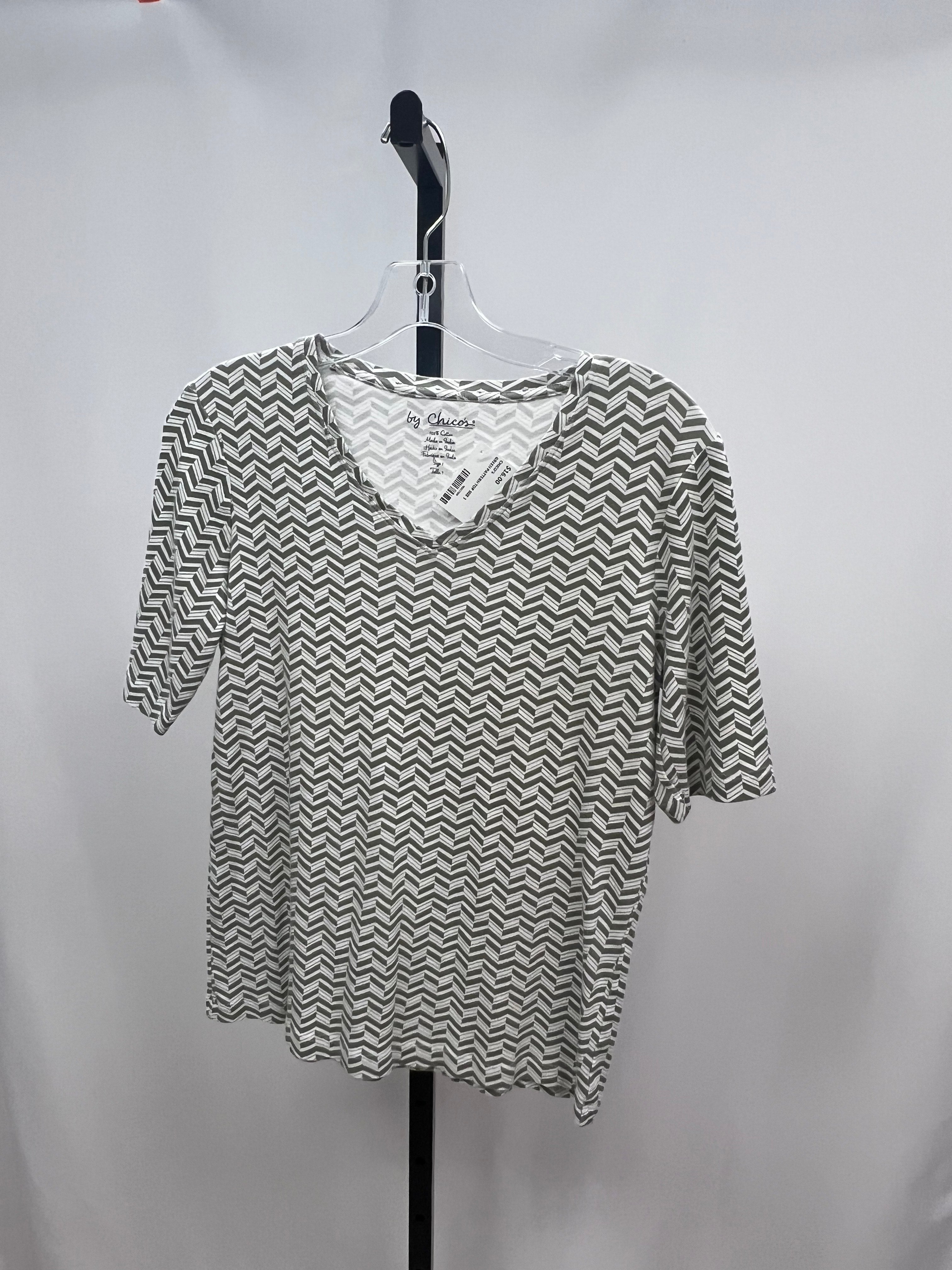 Chico's Patterned Top Size 1