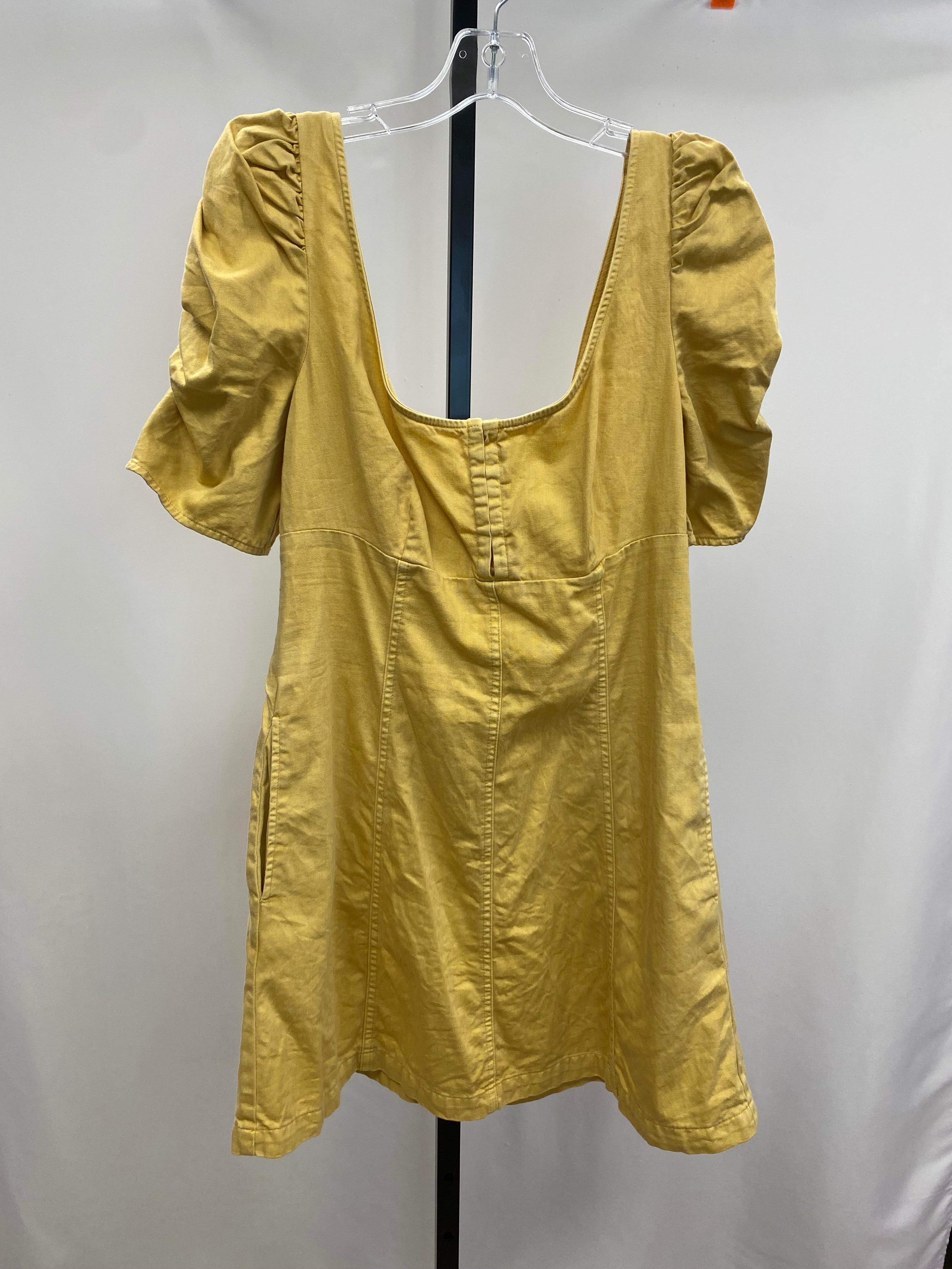 Free people yellow dress size M