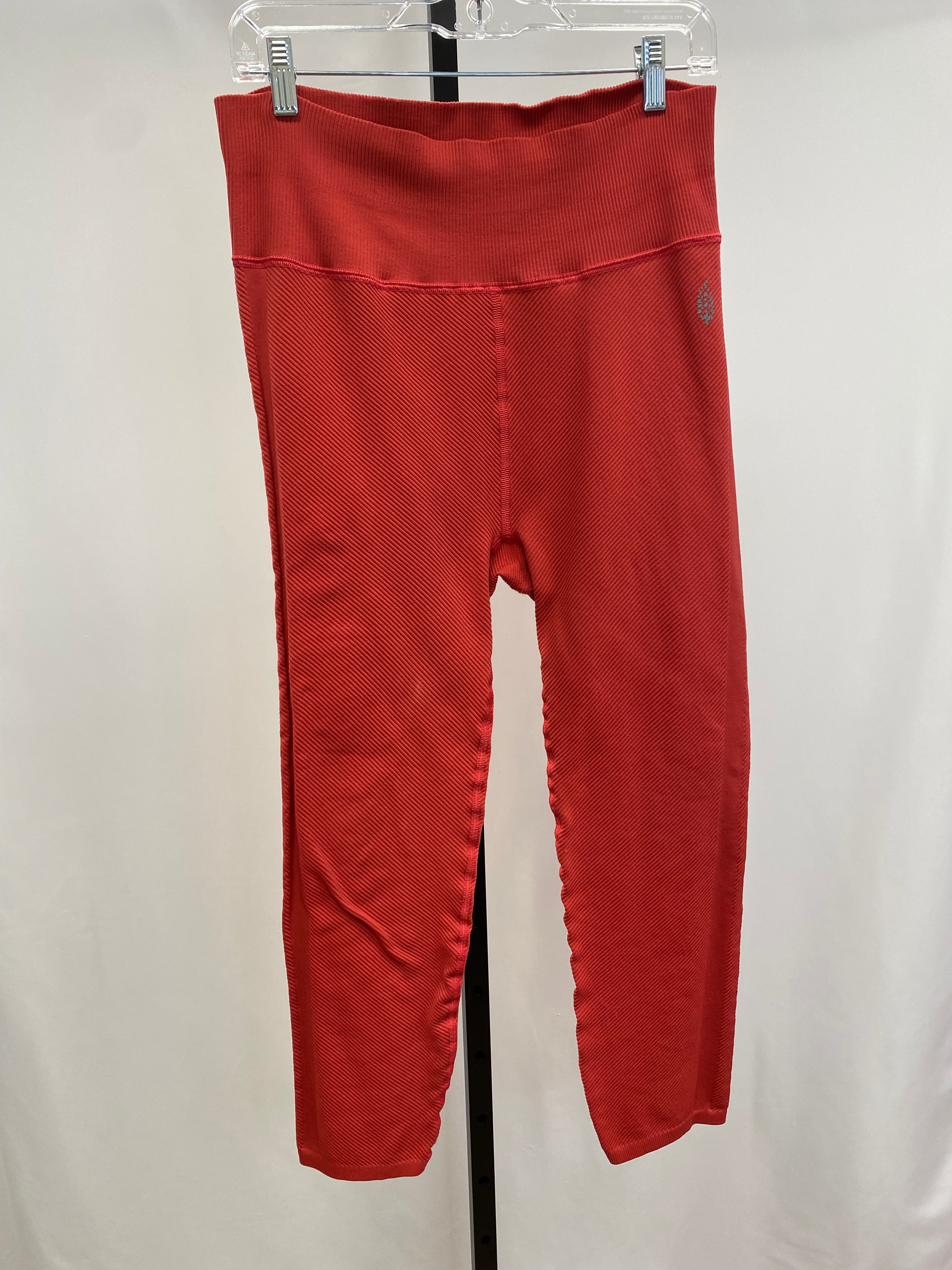 Free people movement coral leggings size XL