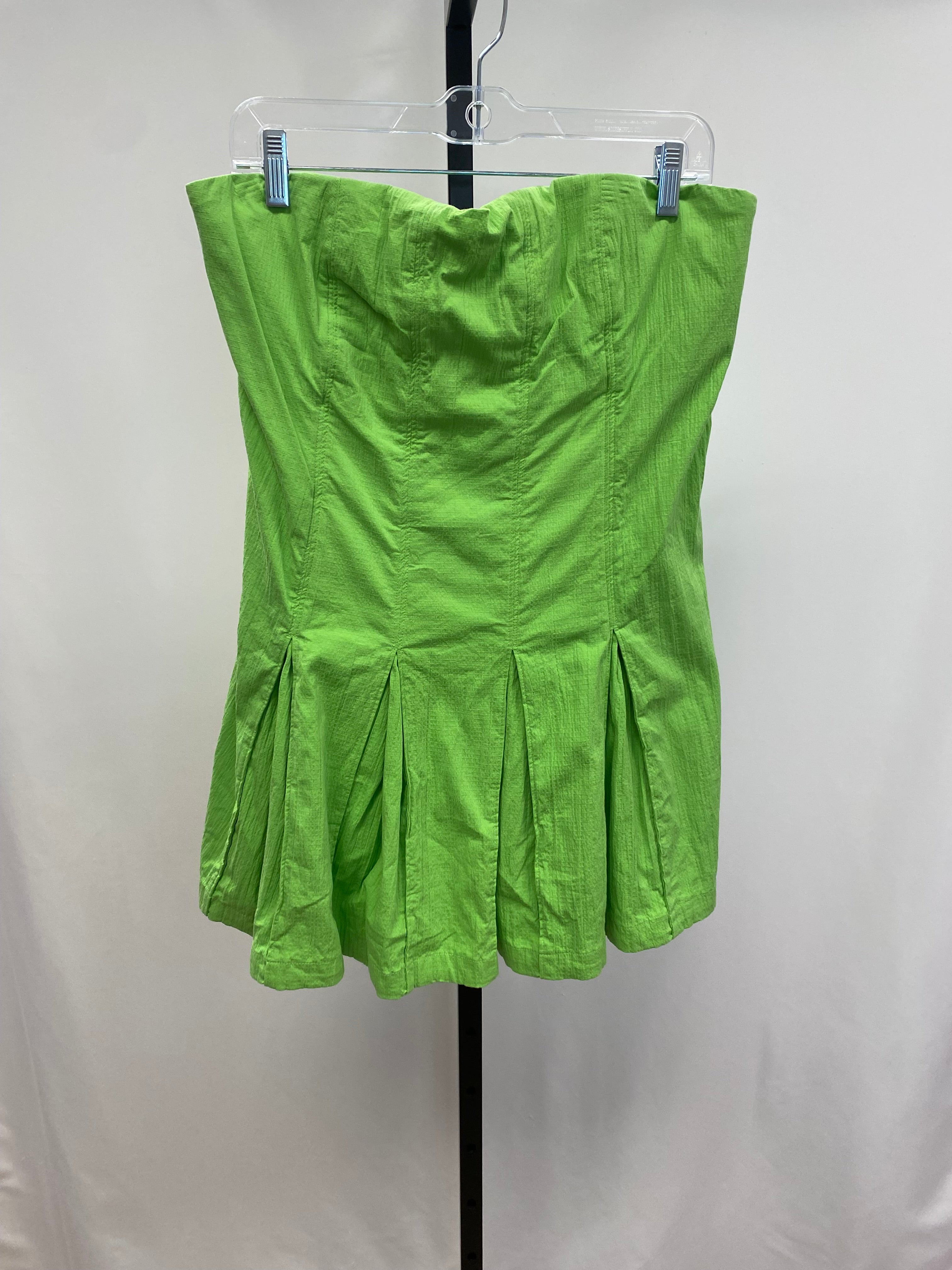 Free people lime green dress size XL