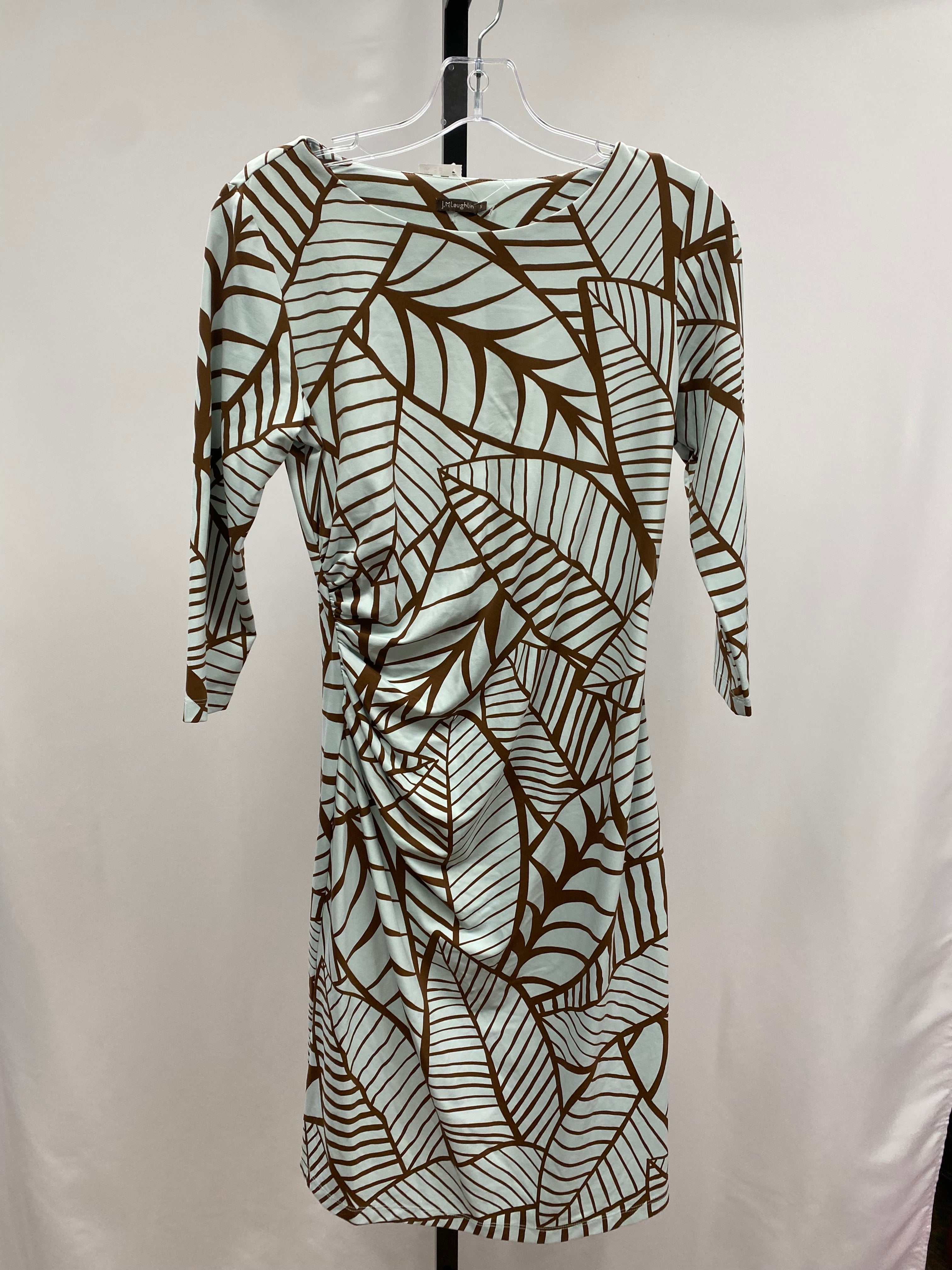 J.McLaughlin teal/brown dress size S