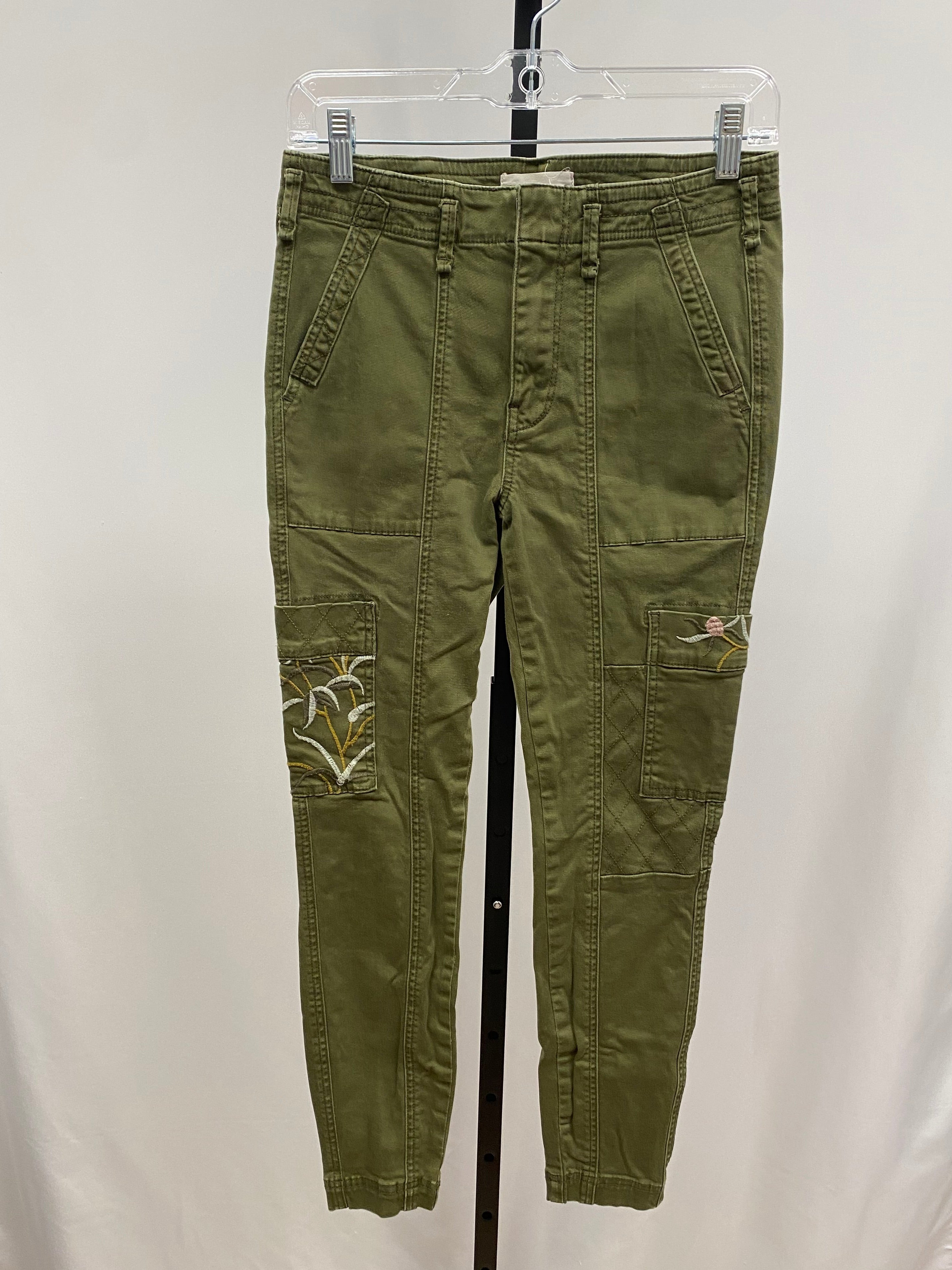 Anthropologie green pants size 27