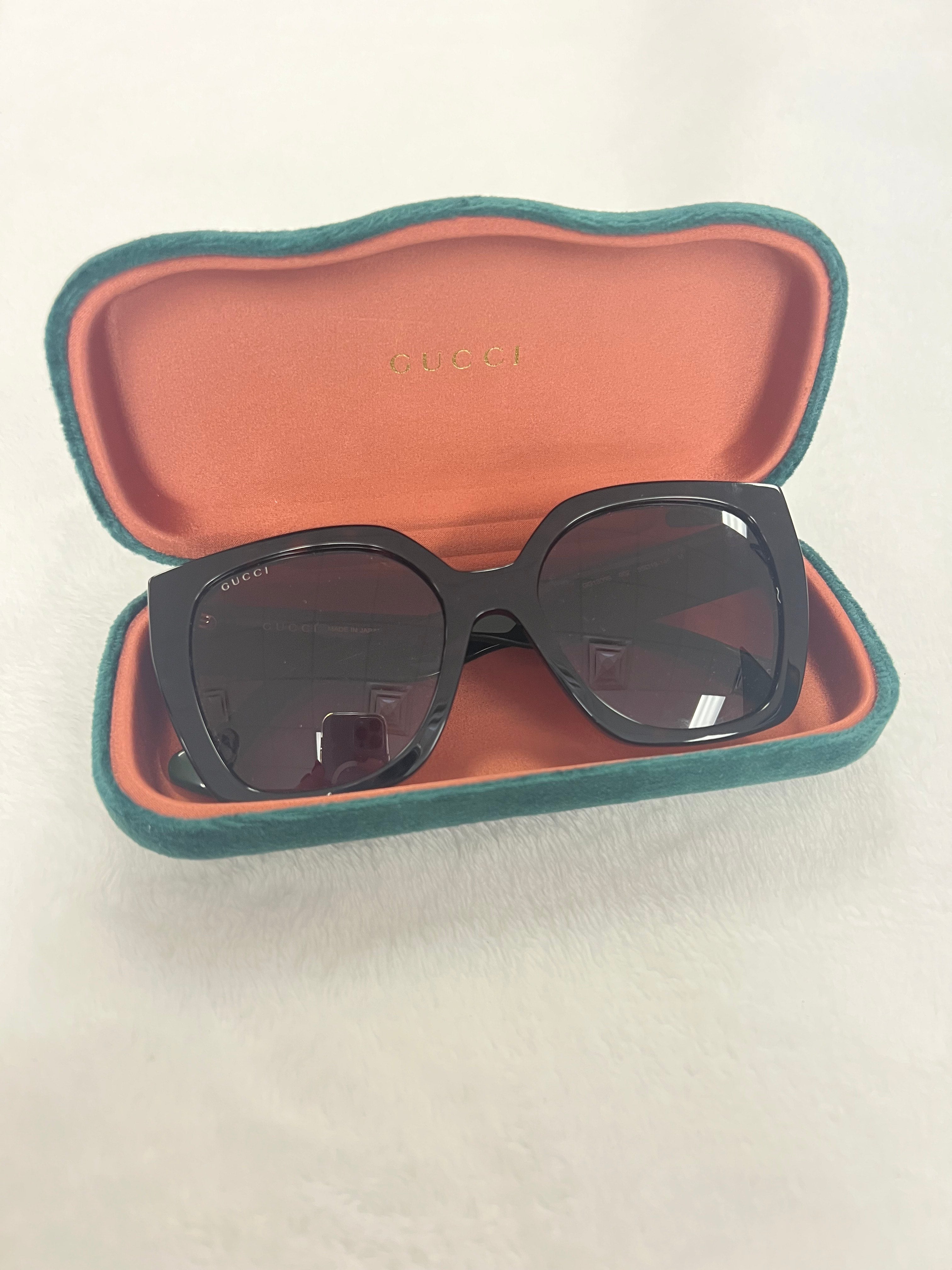 Gucci Stripe Side Sunglasses