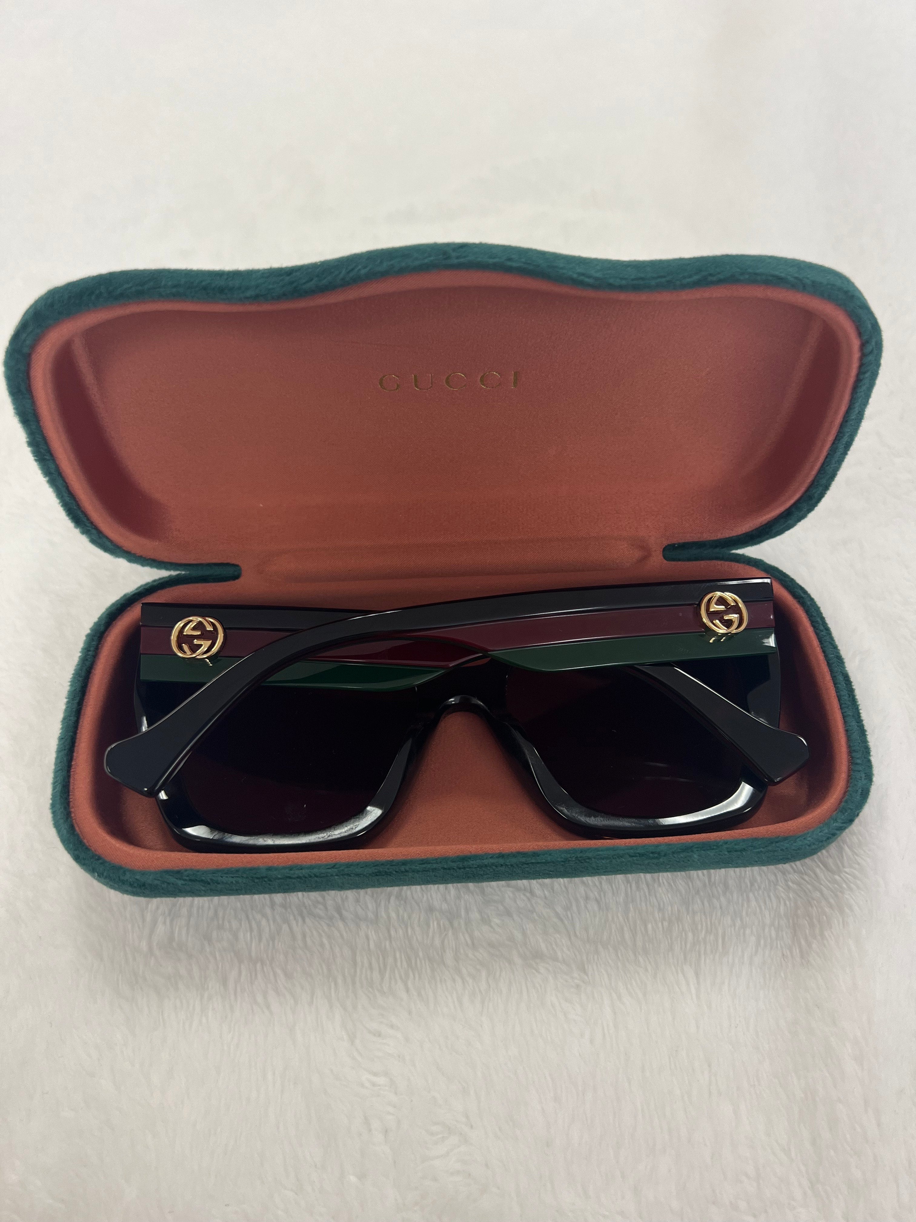 Gucci Stripe Side Sunglasses