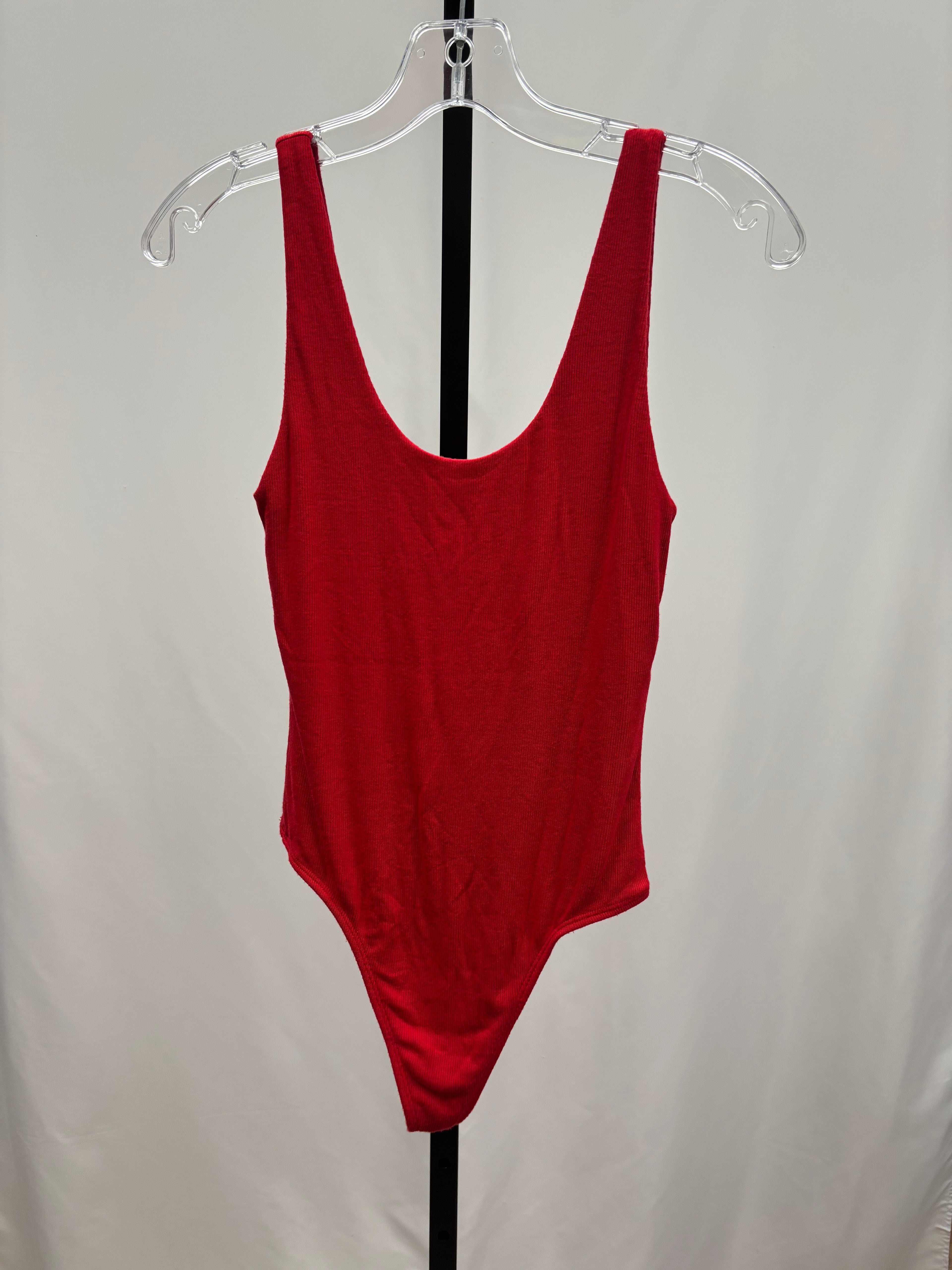 Babaton red bodysuit size S
