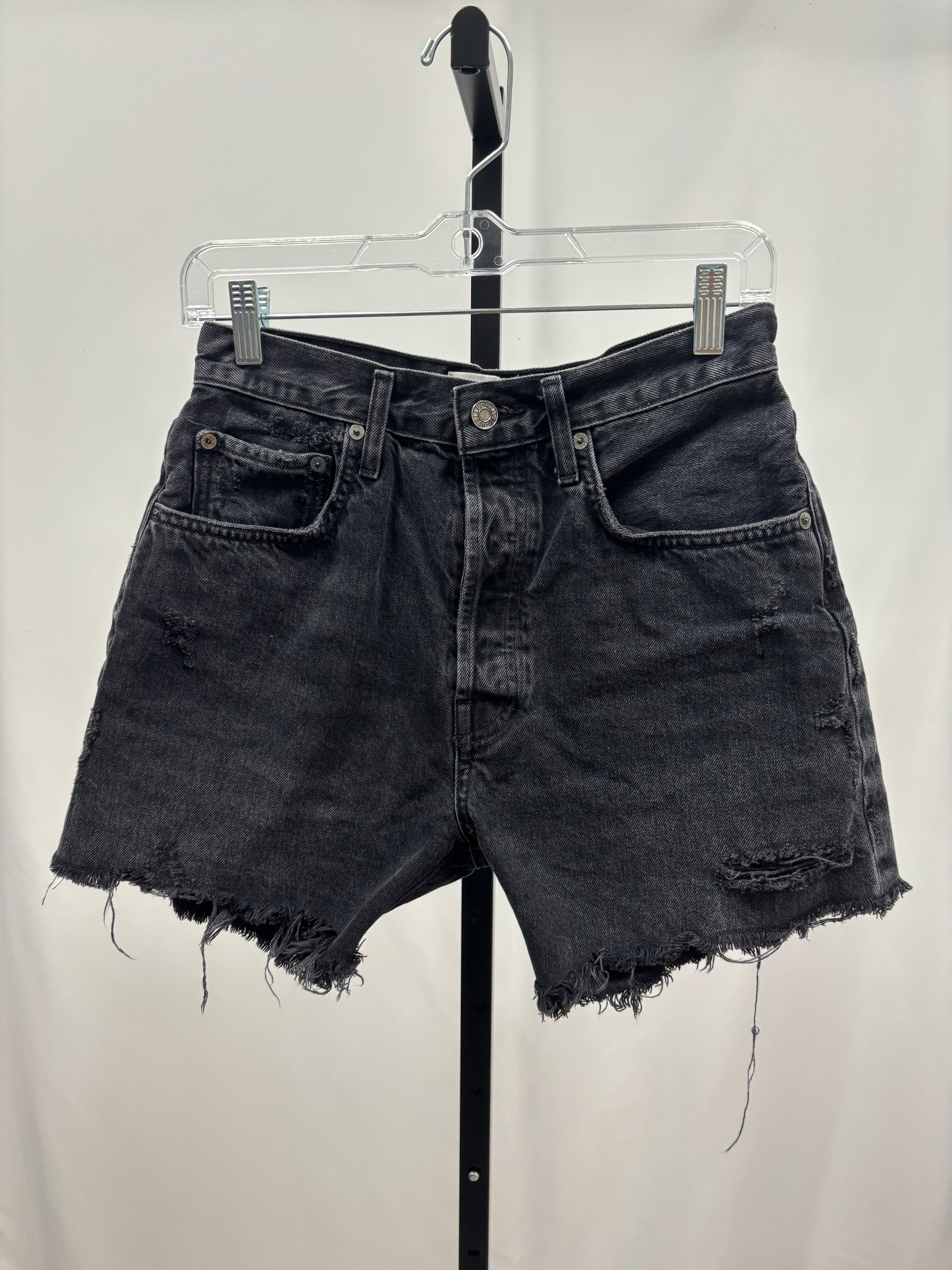 Agolde black shorts size 27